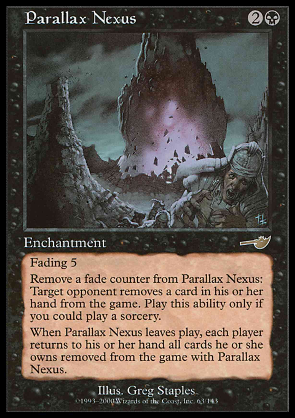 Parallax Nexus magic card front