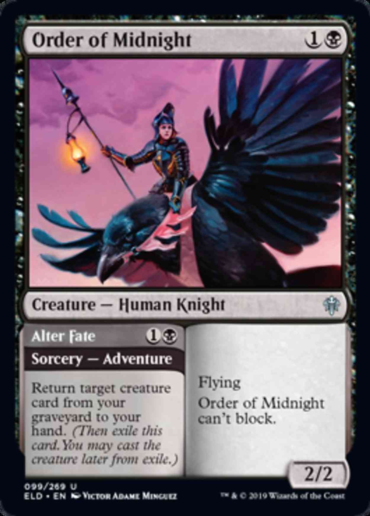Order of Midnight magic card front