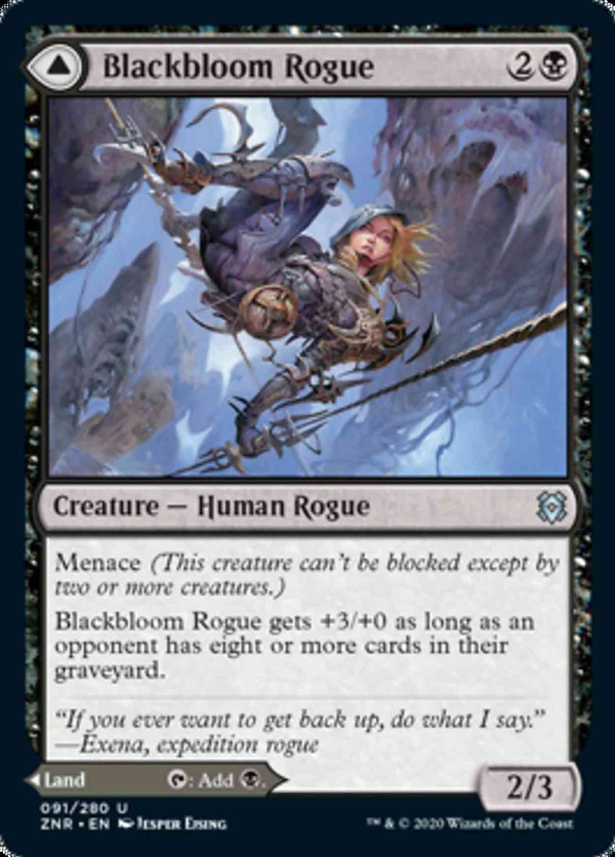Blackbloom Rogue magic card front