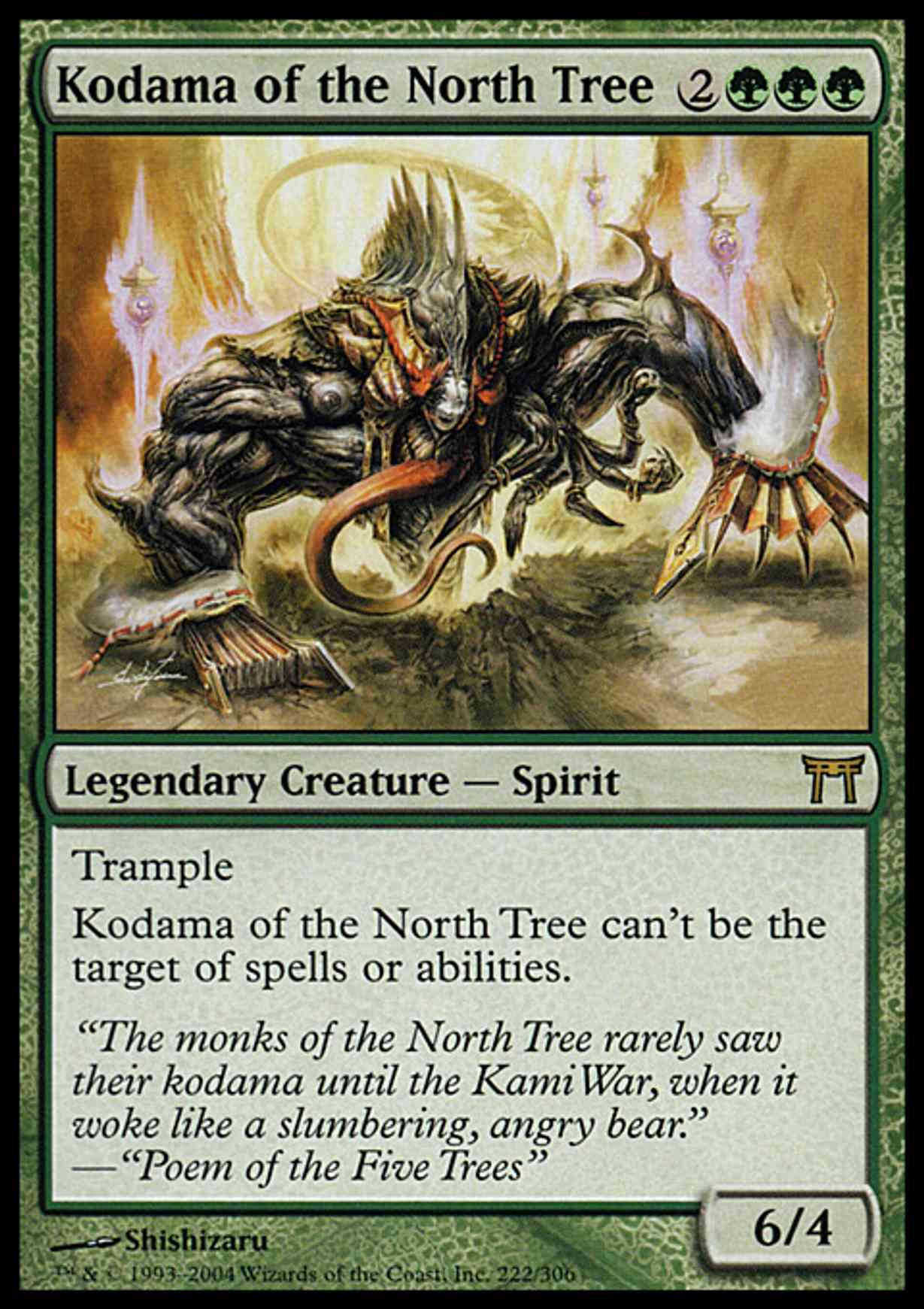 Kodama of the North Tree magic card front
