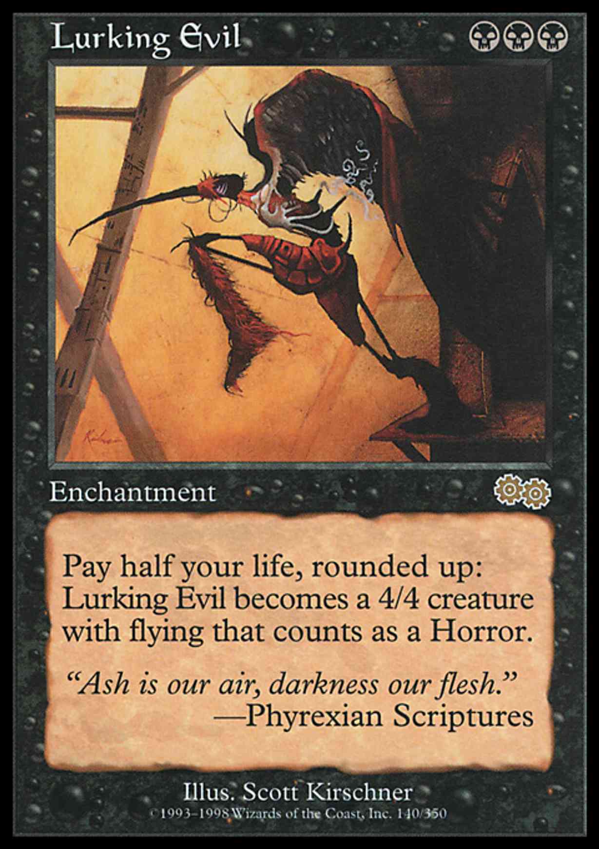 Lurking Evil magic card front