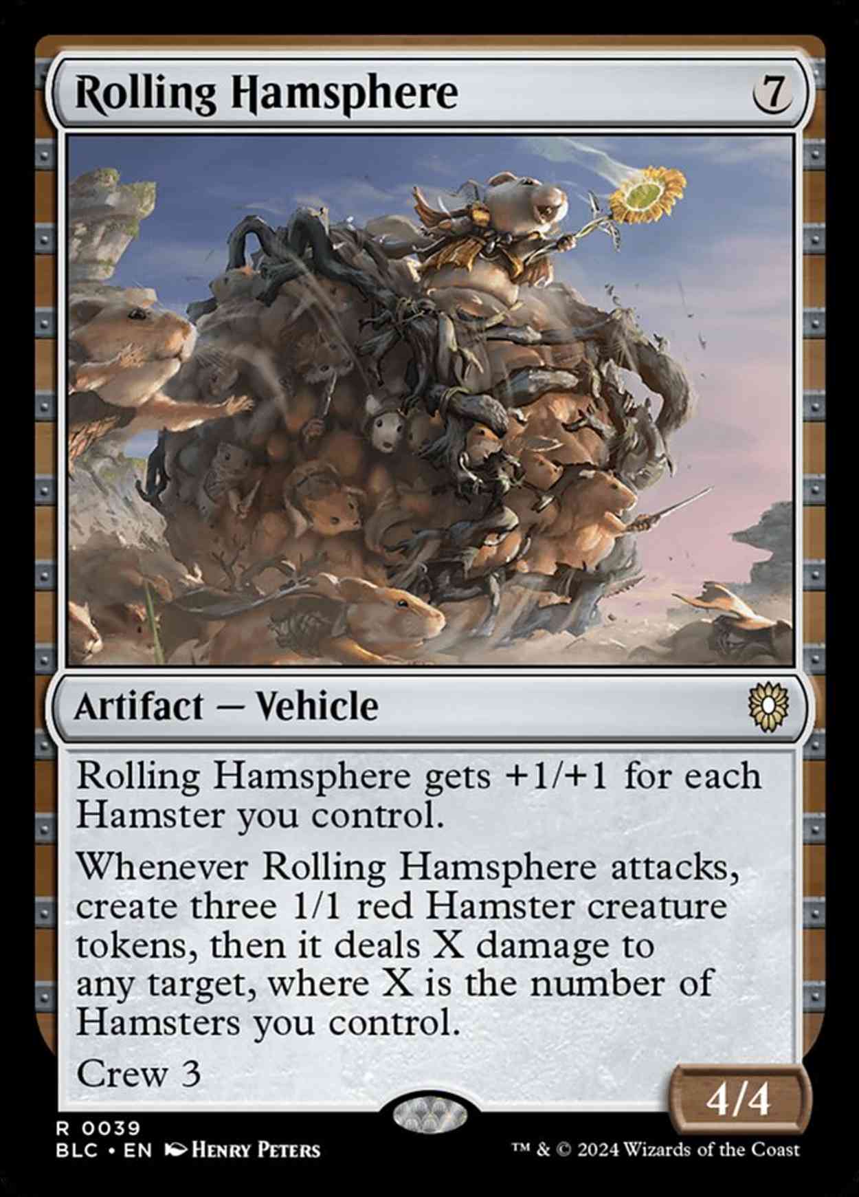 Rolling Hamsphere magic card front