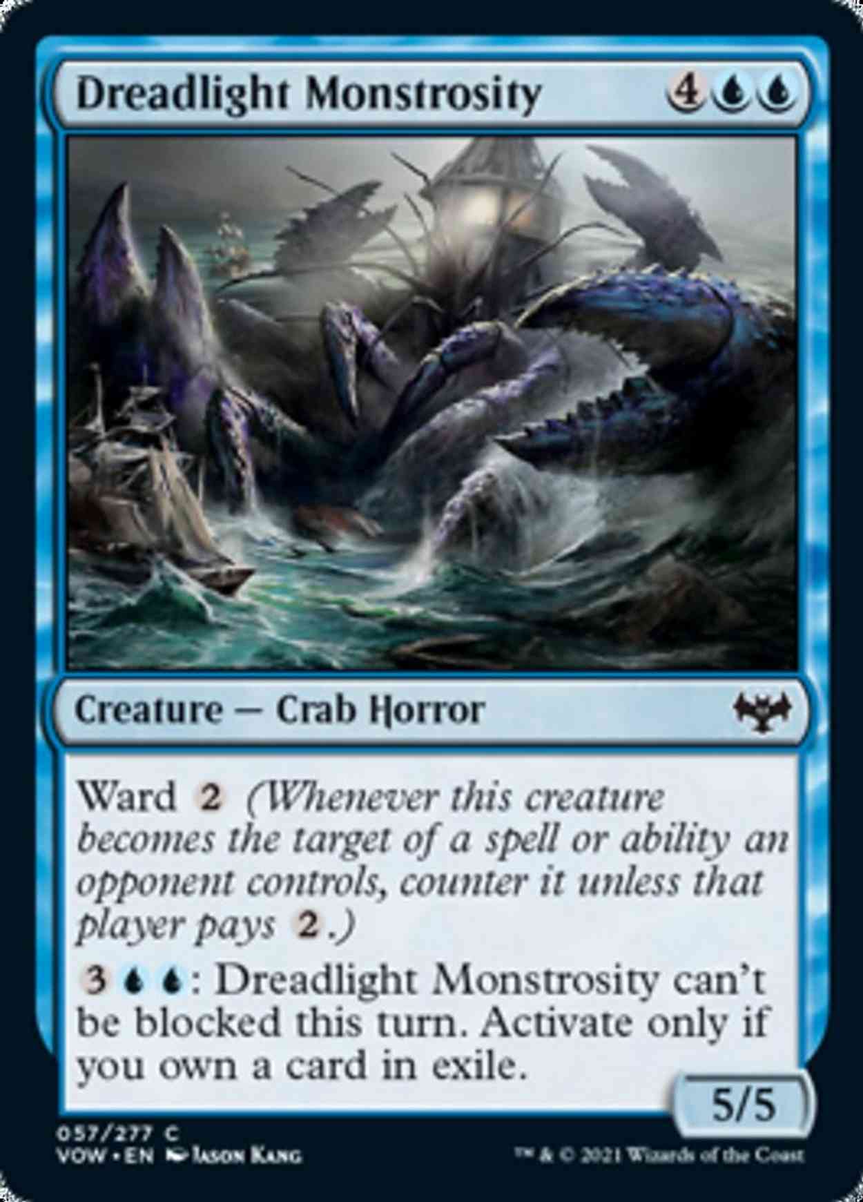 Dreadlight Monstrosity magic card front