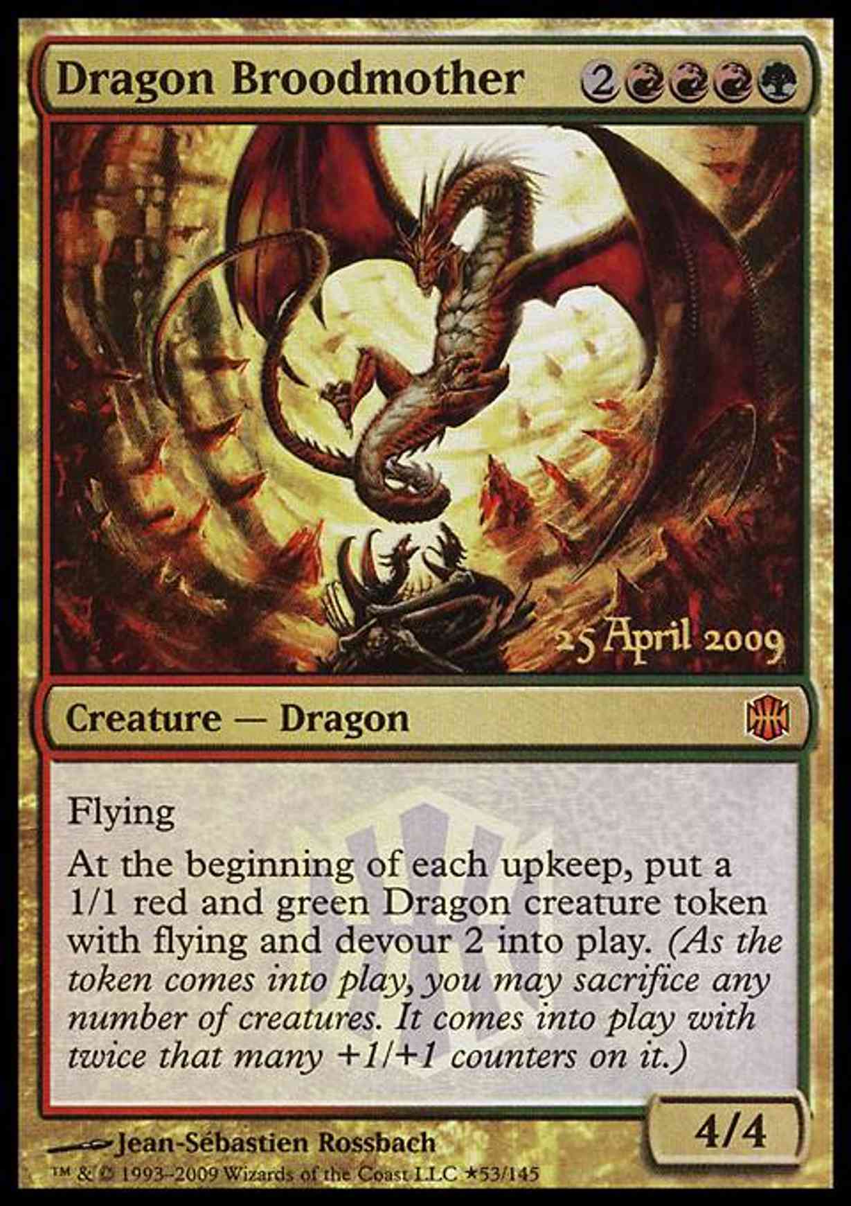 Dragon Broodmother magic card front