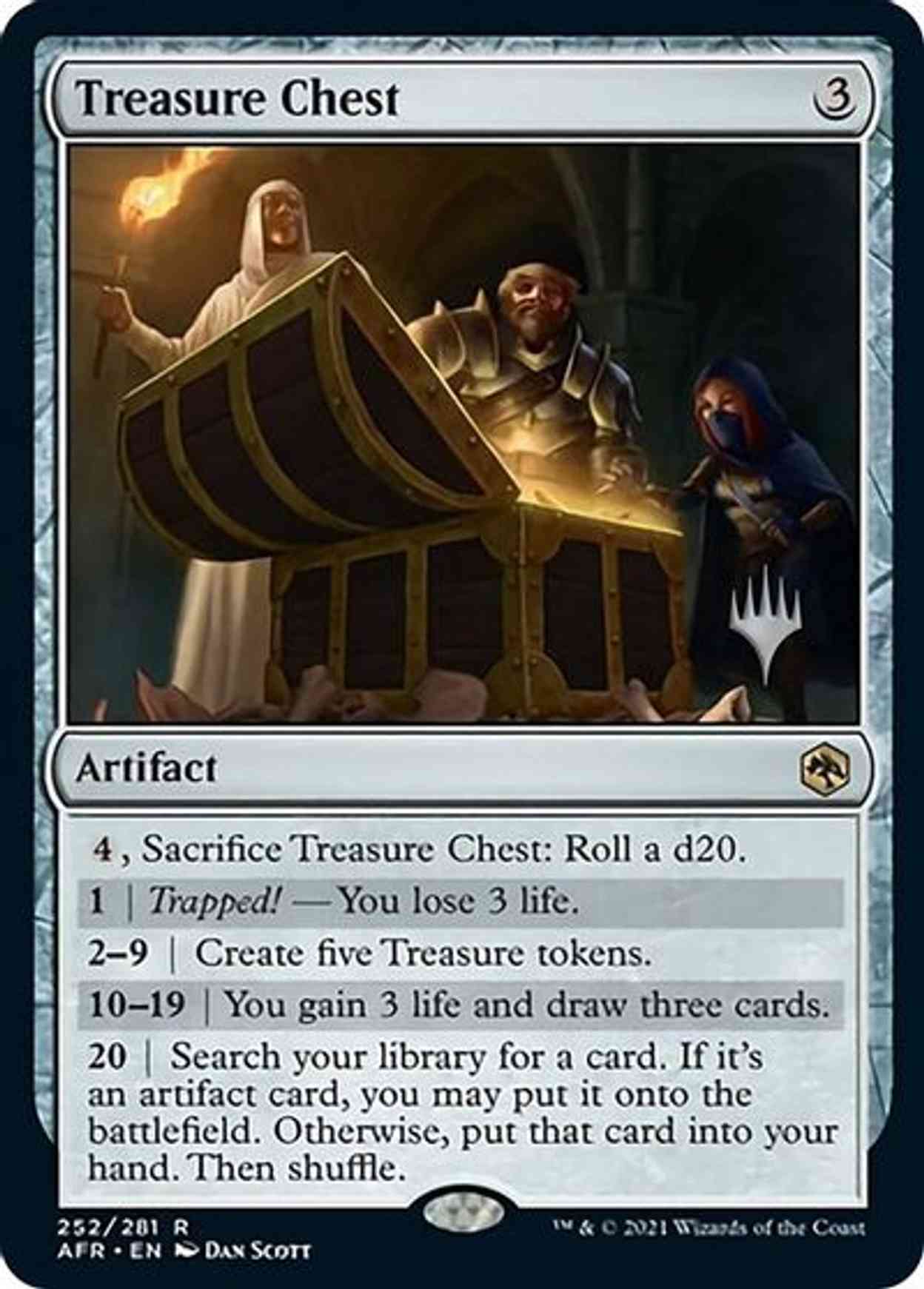 Treasure Chest magic card front