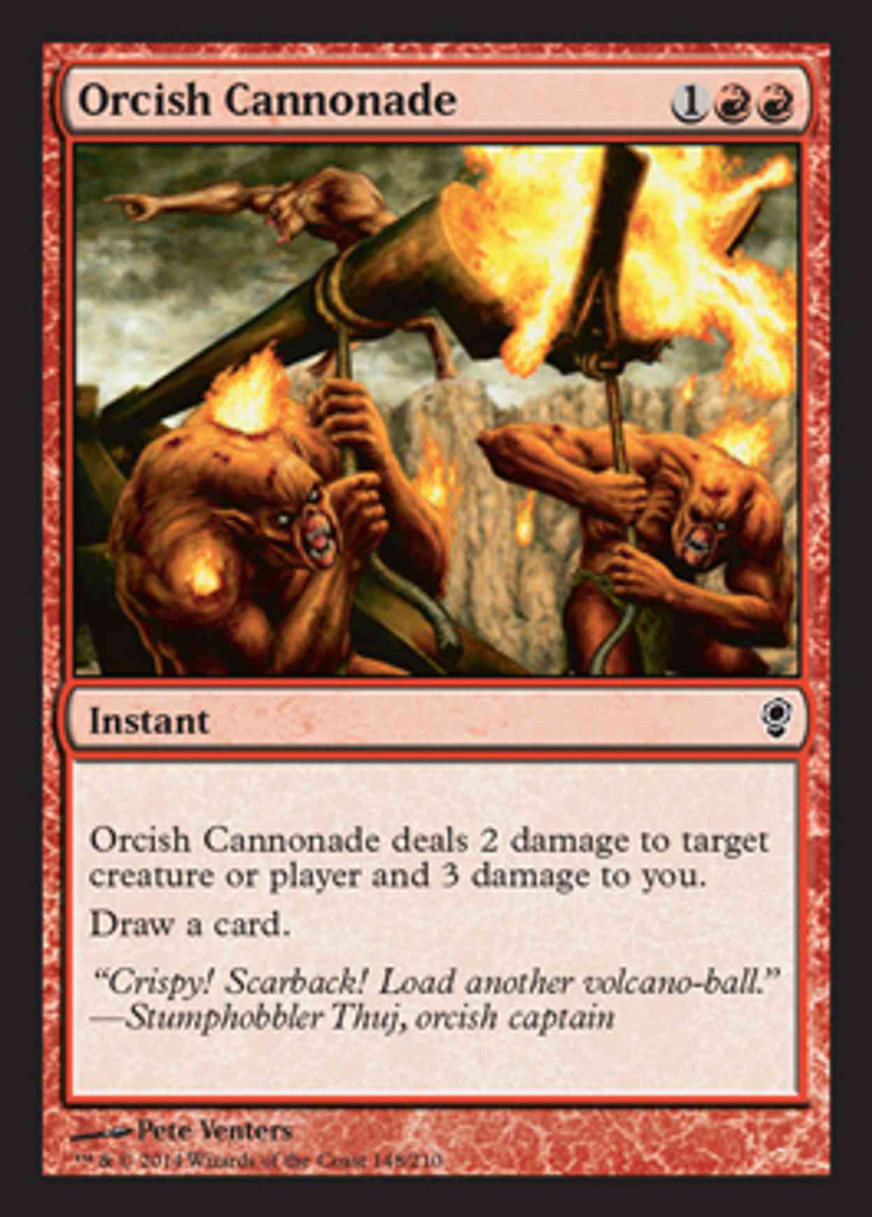 Orcish Cannonade magic card front