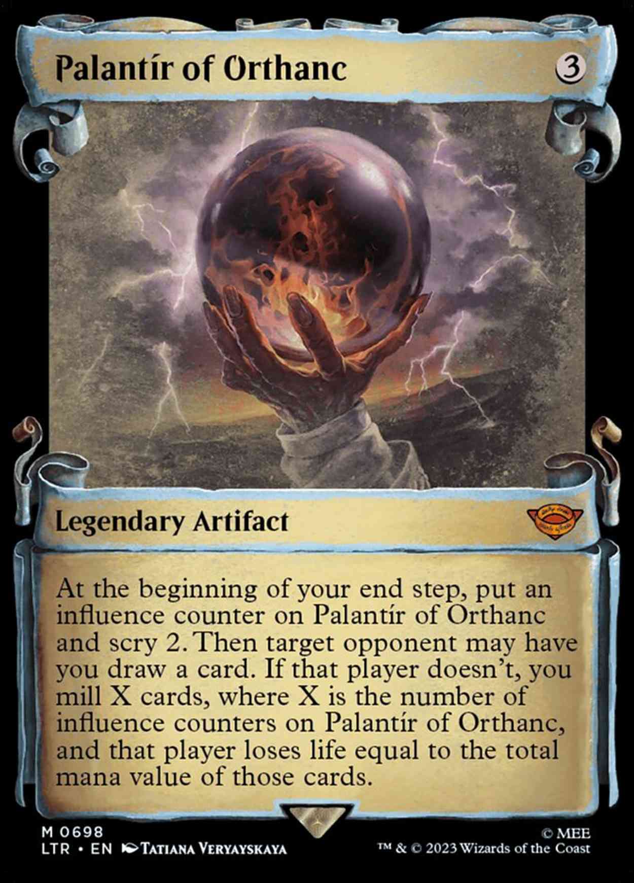 Palantír of Orthanc (Showcase Scrolls) magic card front