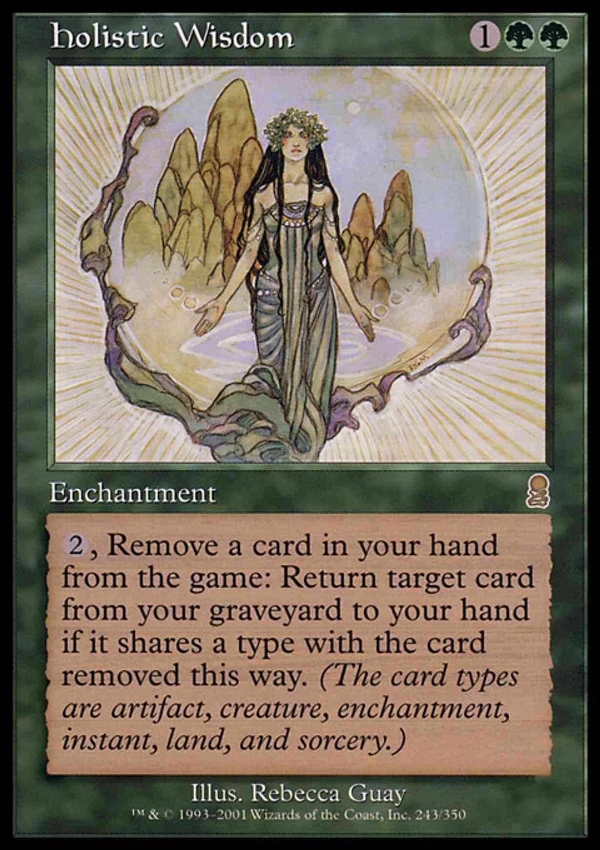 Holistic Wisdom magic card front