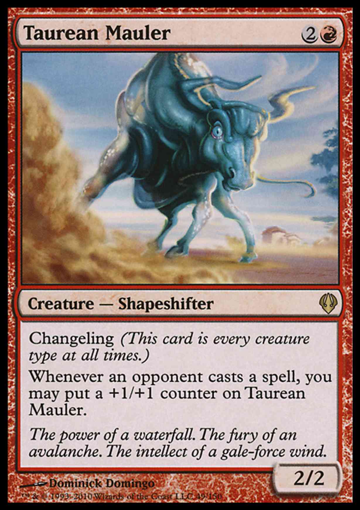 Taurean Mauler magic card front