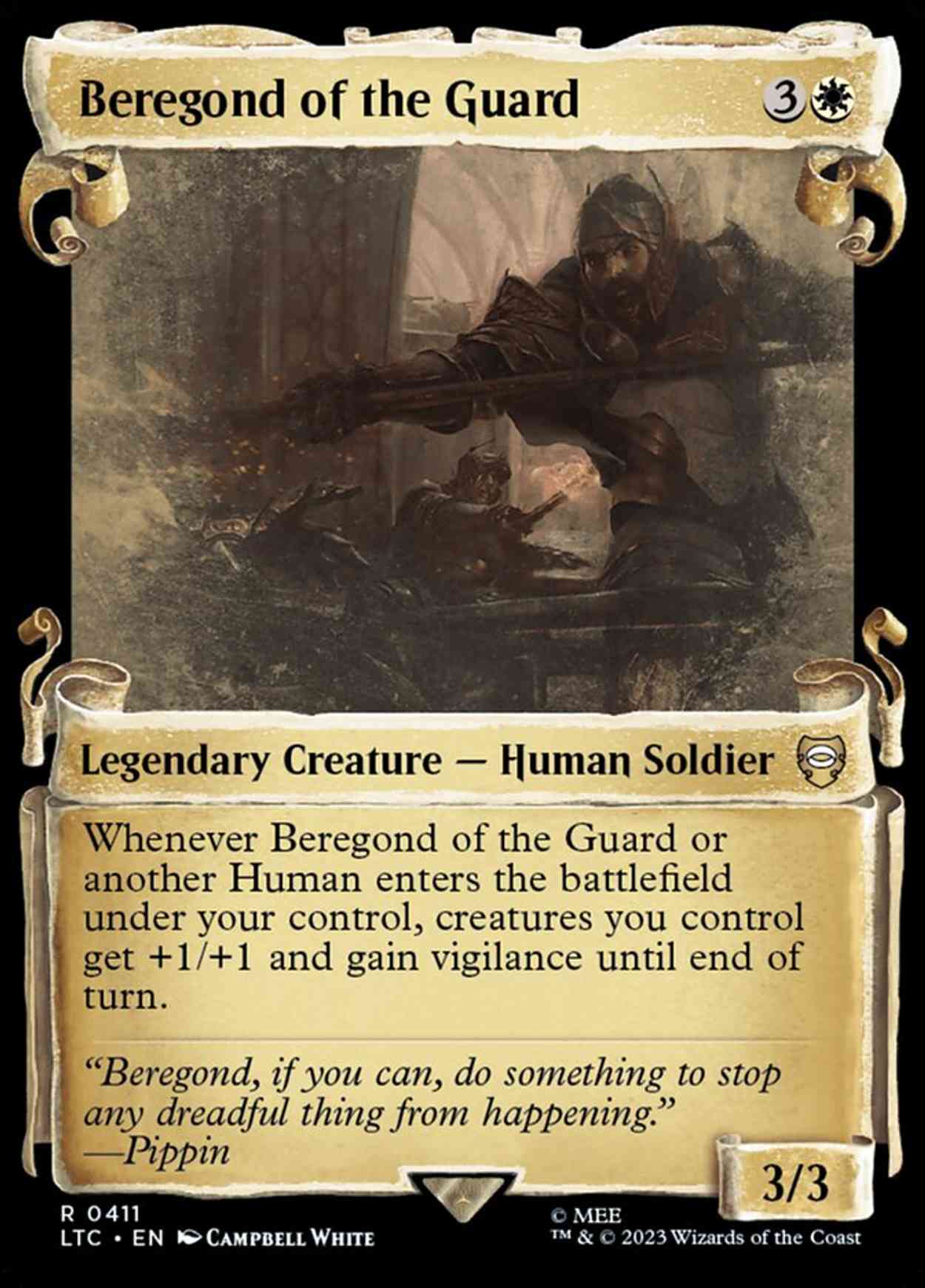 Beregond of the Guard (Showcase Scrolls) magic card front