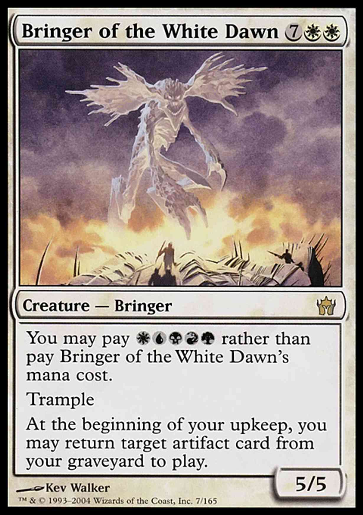 Bringer of the White Dawn magic card front
