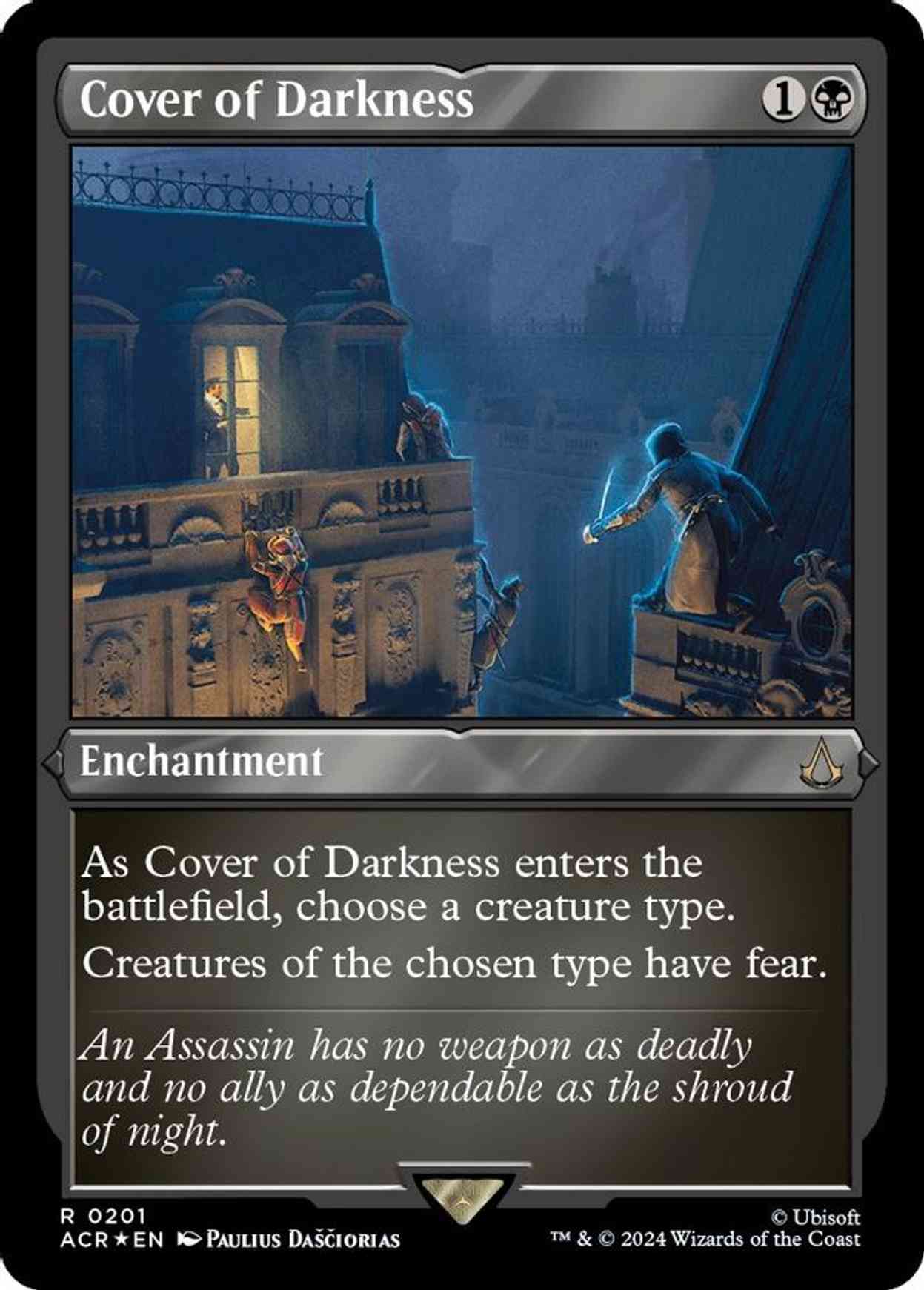 Cover of Darkness (Foil Etched) magic card front