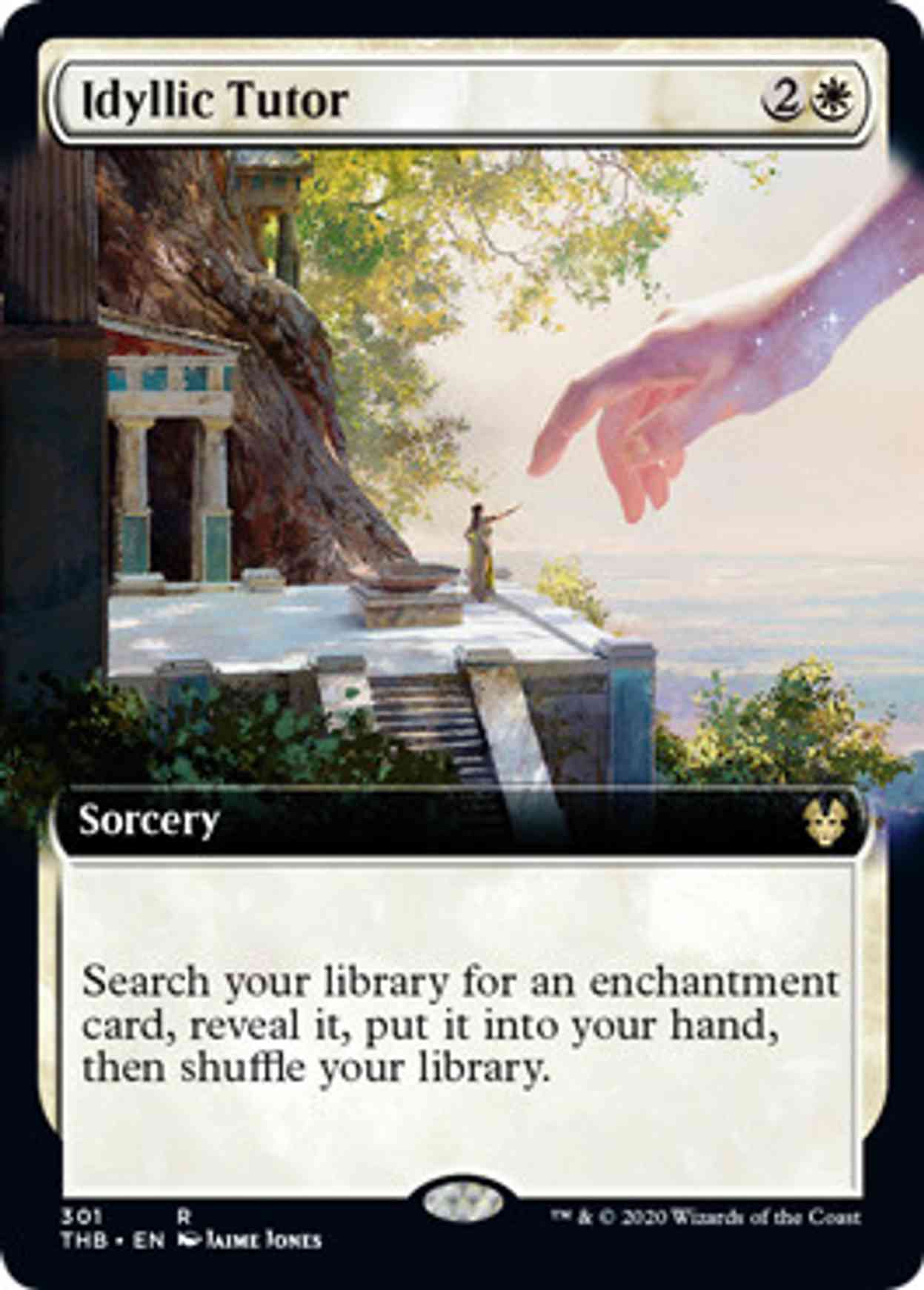 Idyllic Tutor (Extended Art) Price from mtg Theros Beyond Death