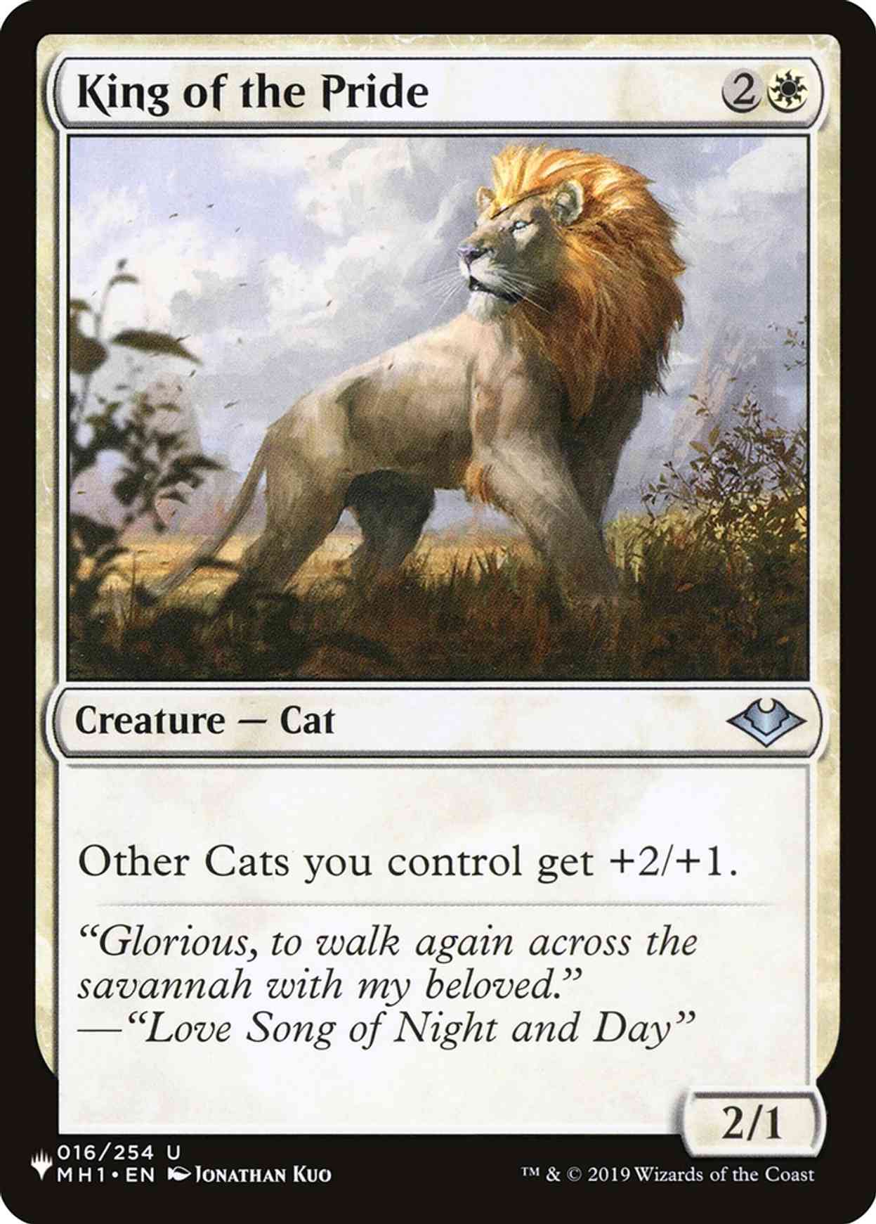 King of the Pride magic card front
