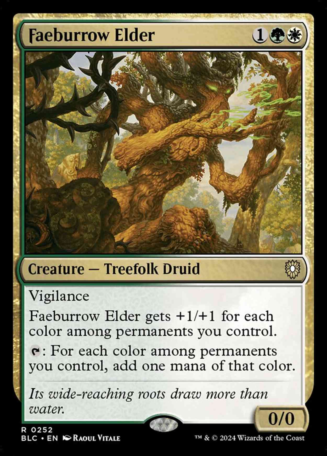 Faeburrow Elder magic card front