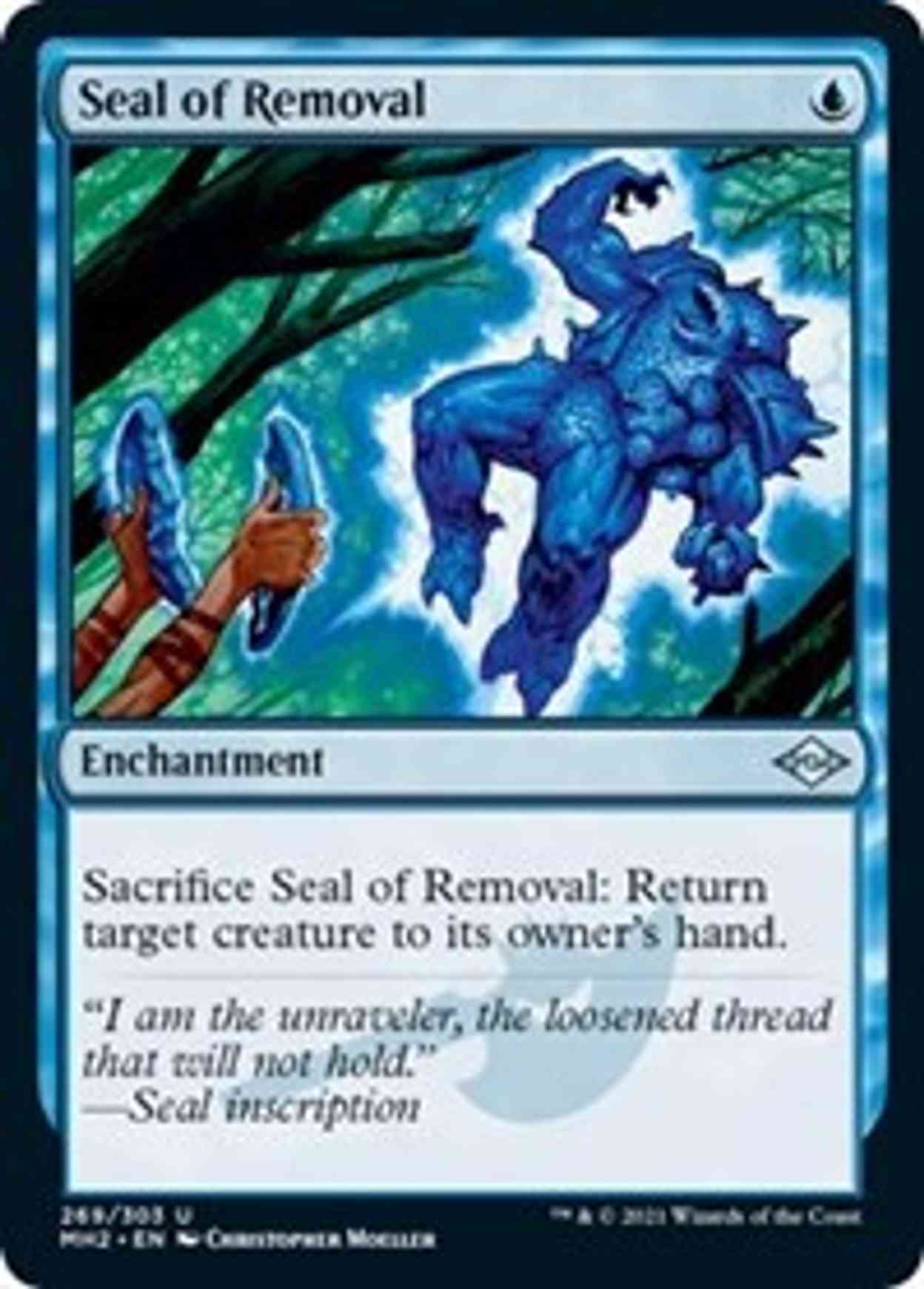 Seal of Removal (Foil Etched) magic card front