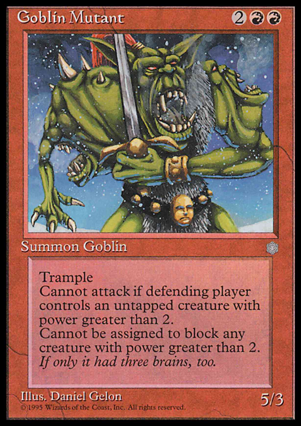 Goblin Mutant magic card front