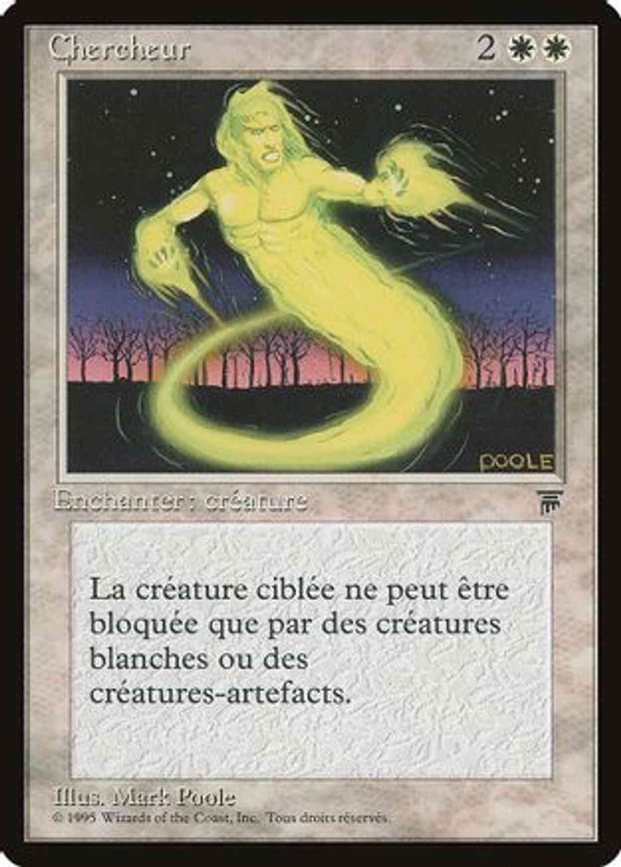 Seeker (French) - "Chercheur" magic card front