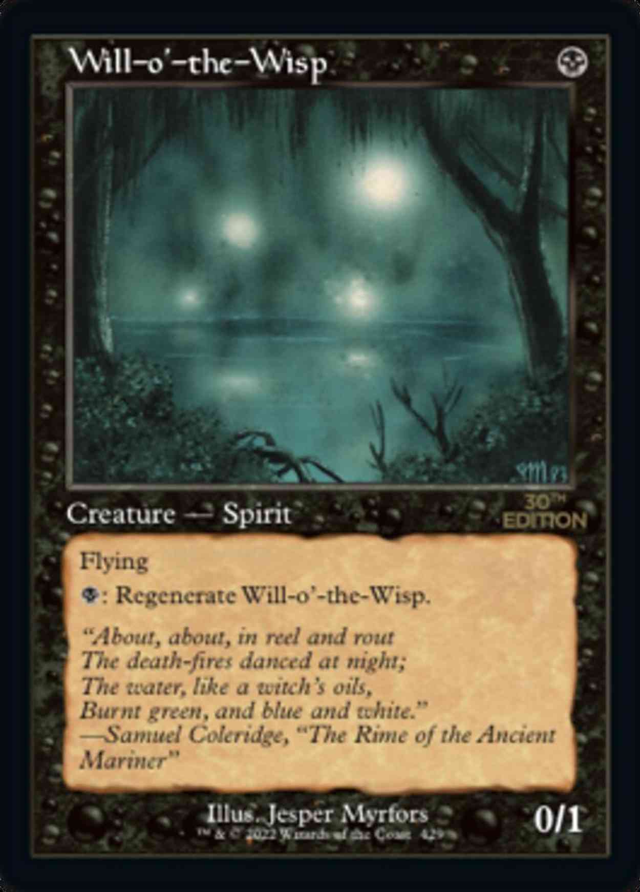 Will-o'-the-Wisp (Retro Frame) magic card front