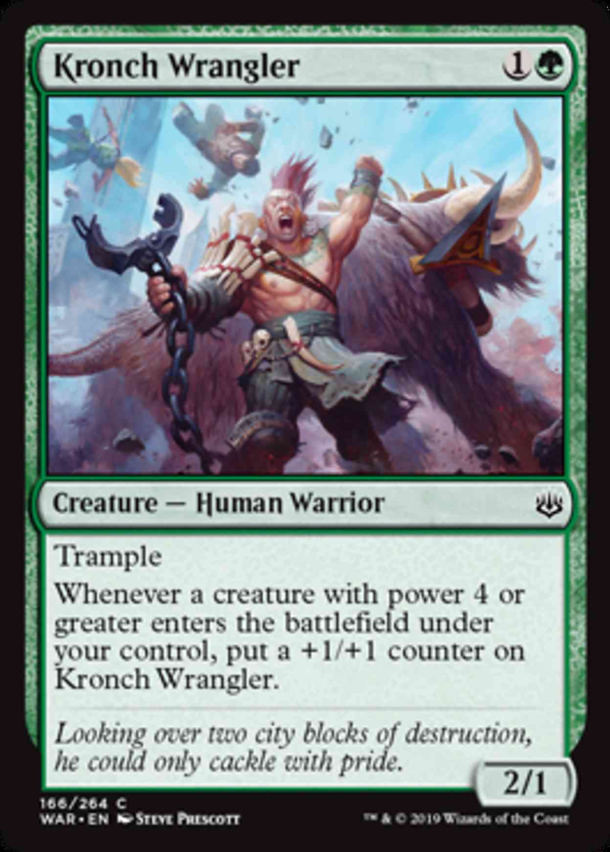 Kronch Wrangler magic card front