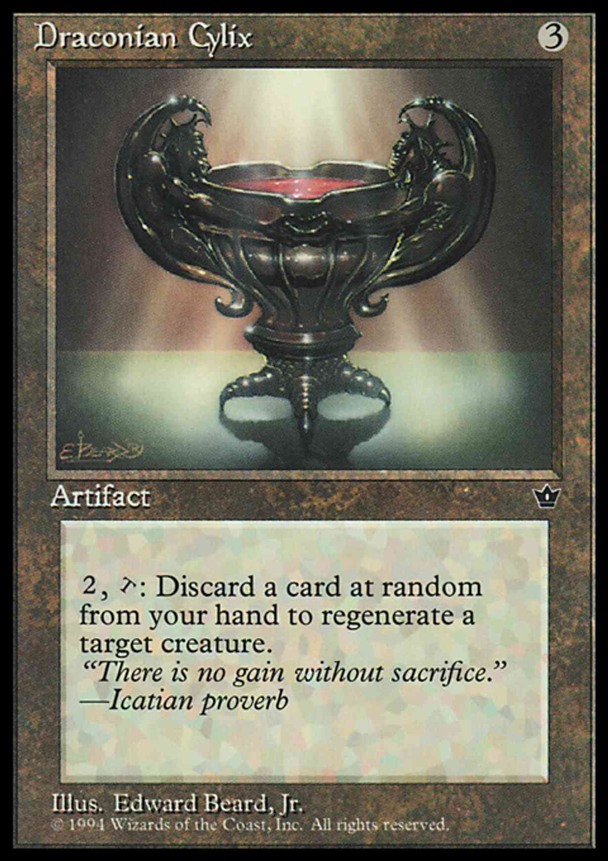Draconian Cylix magic card front