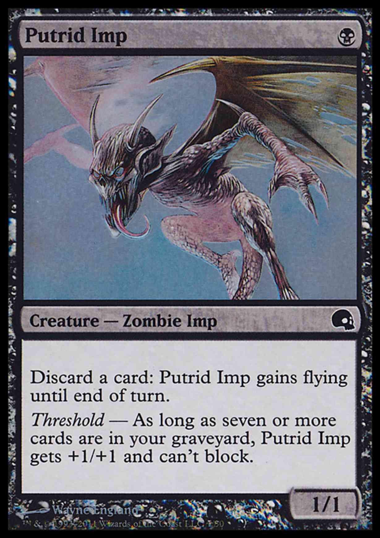 Putrid Imp magic card front