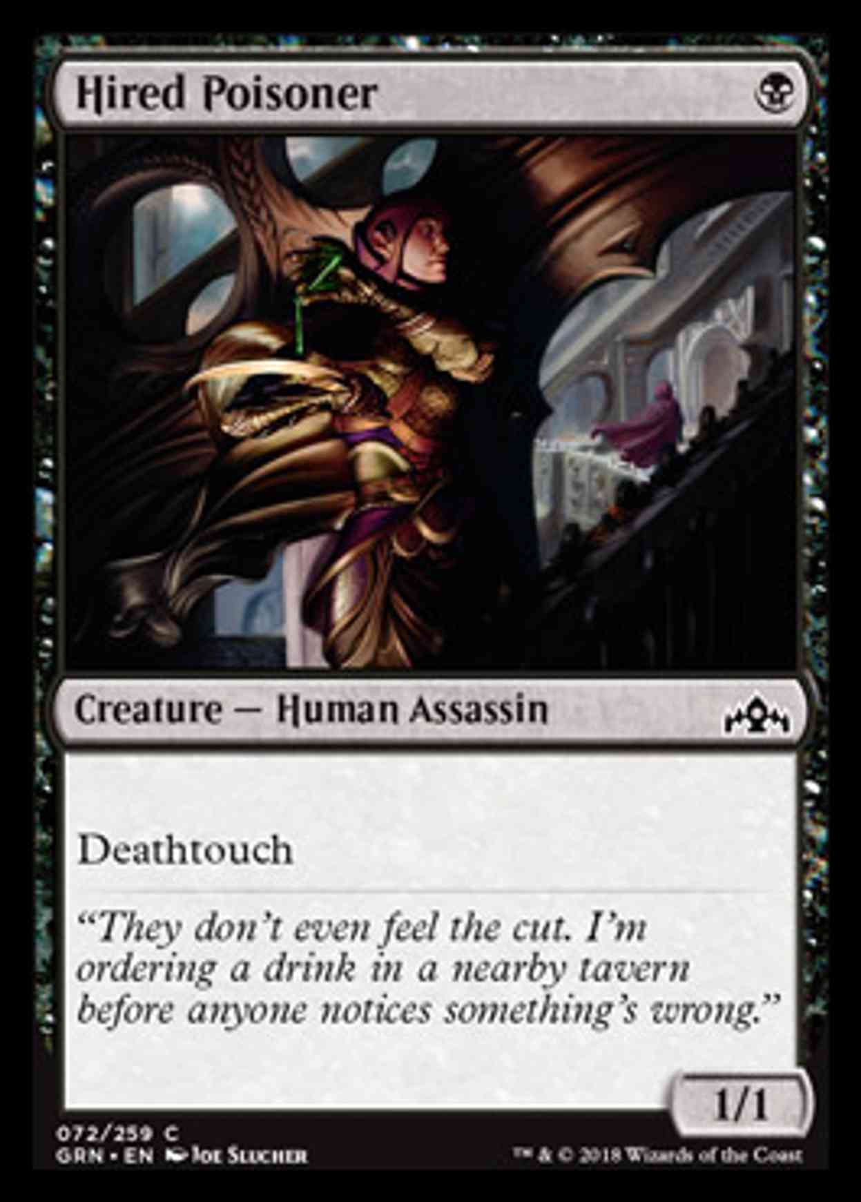 Hired Poisoner magic card front