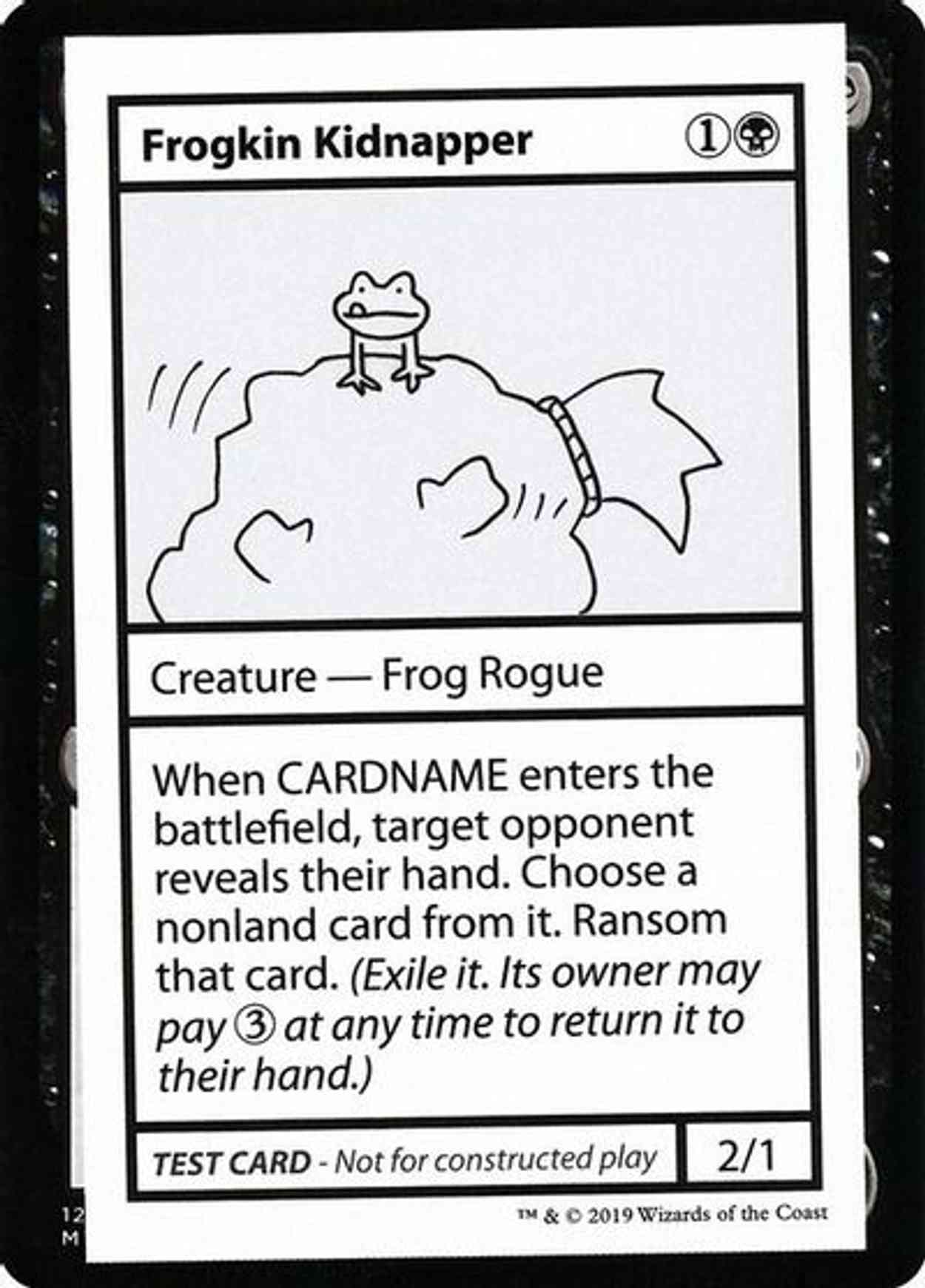 Frogkin Kidnapper (No PW Symbol) magic card front