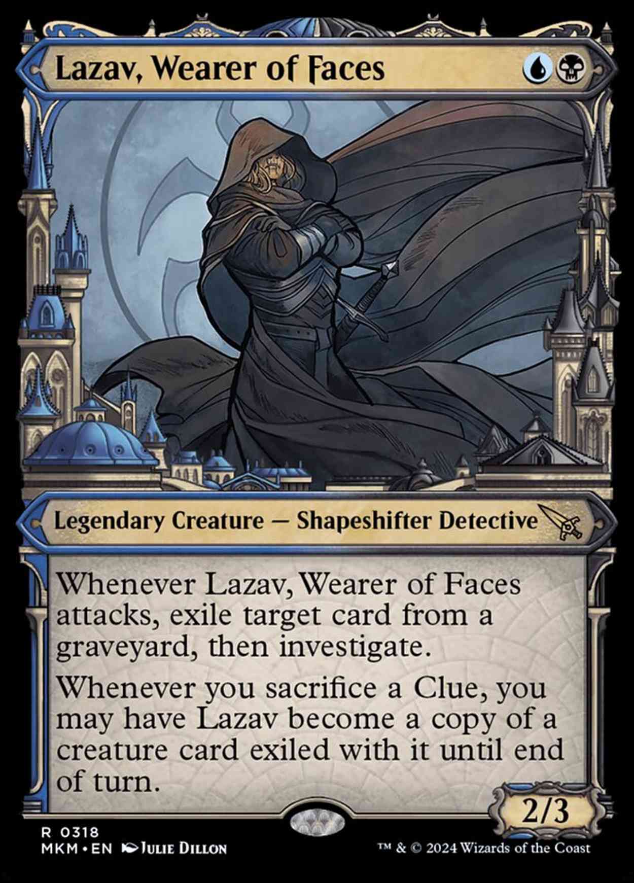 Lazav, Wearer of Faces (Showcase) magic card front