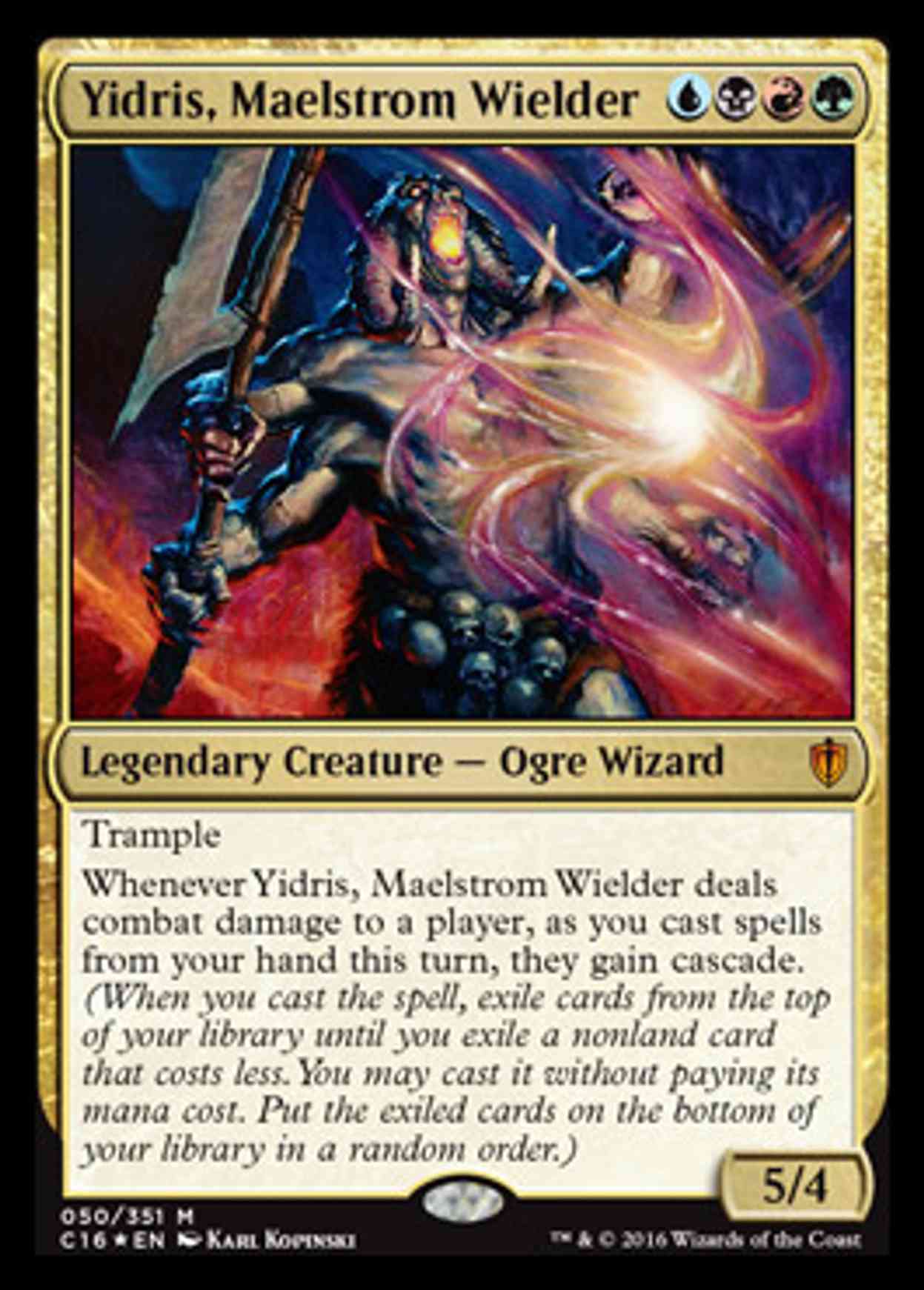 Yidris, Maelstrom Wielder magic card front