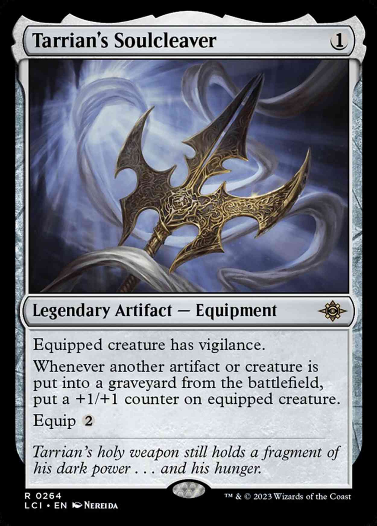 Tarrian's Soulcleaver magic card front