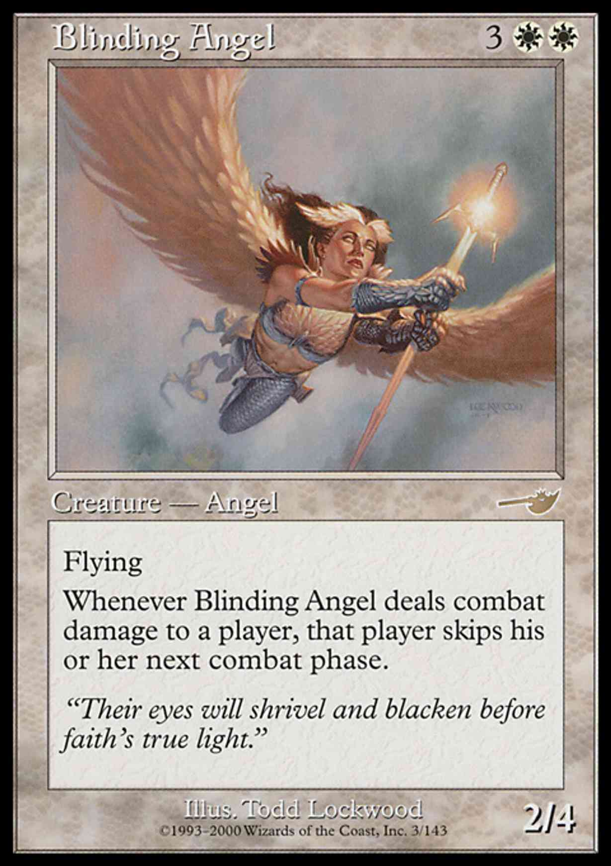 Blinding Angel magic card front