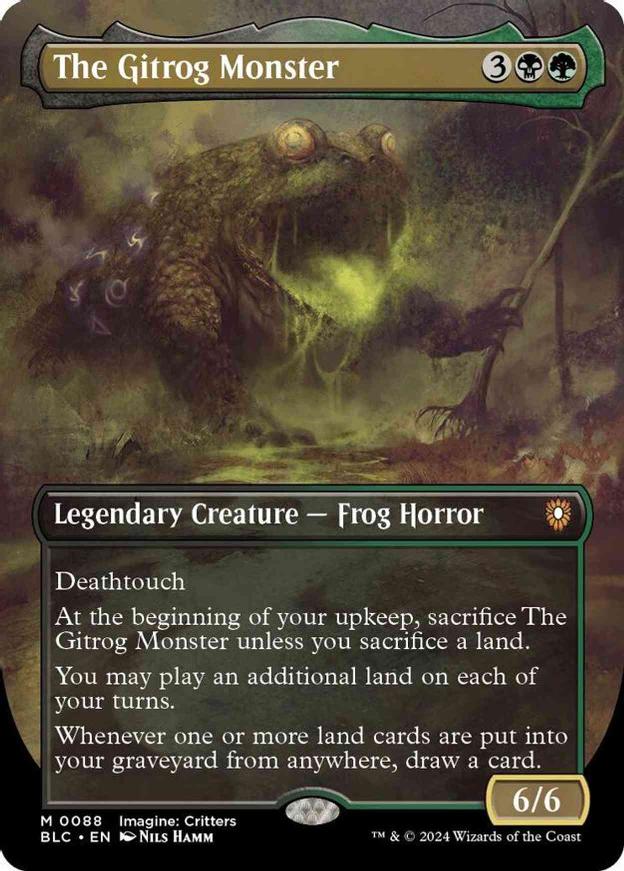 The Gitrog Monster (Borderless) magic card front