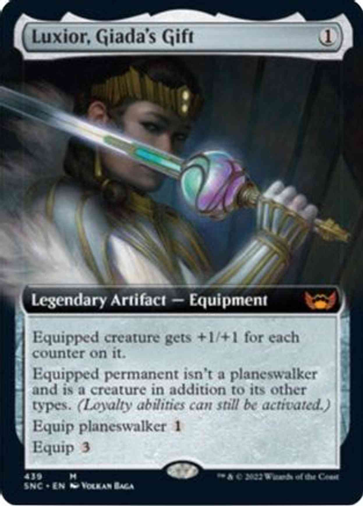 Luxior, Giada's Gift (Extended Art) magic card front