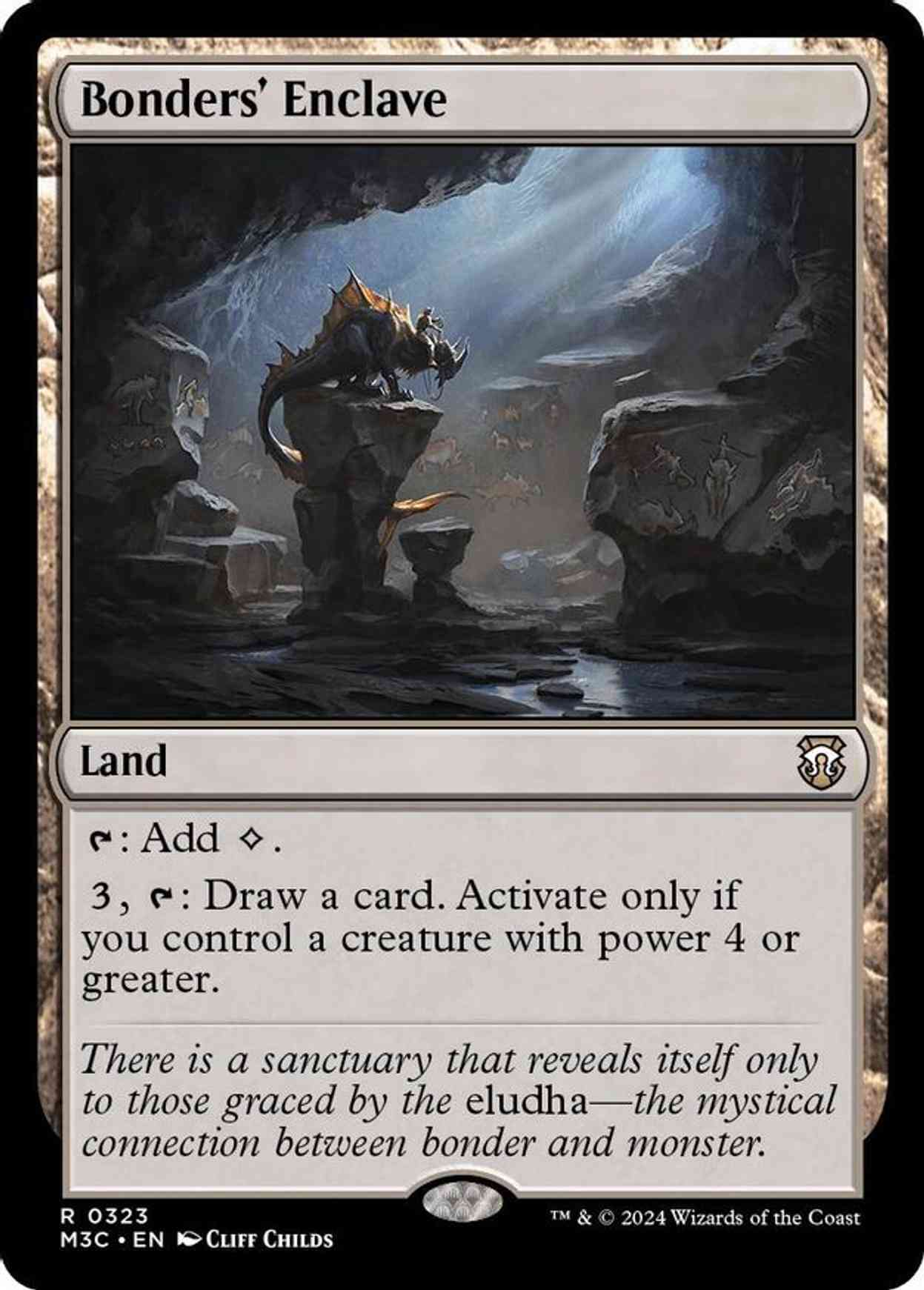 Bonders' Enclave (Ripple Foil) magic card front