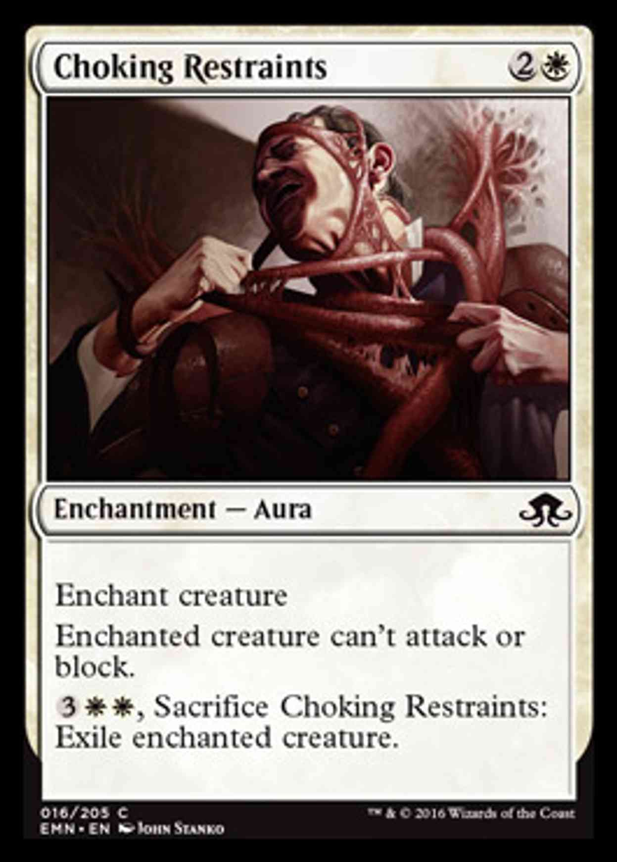 Choking Restraints magic card front