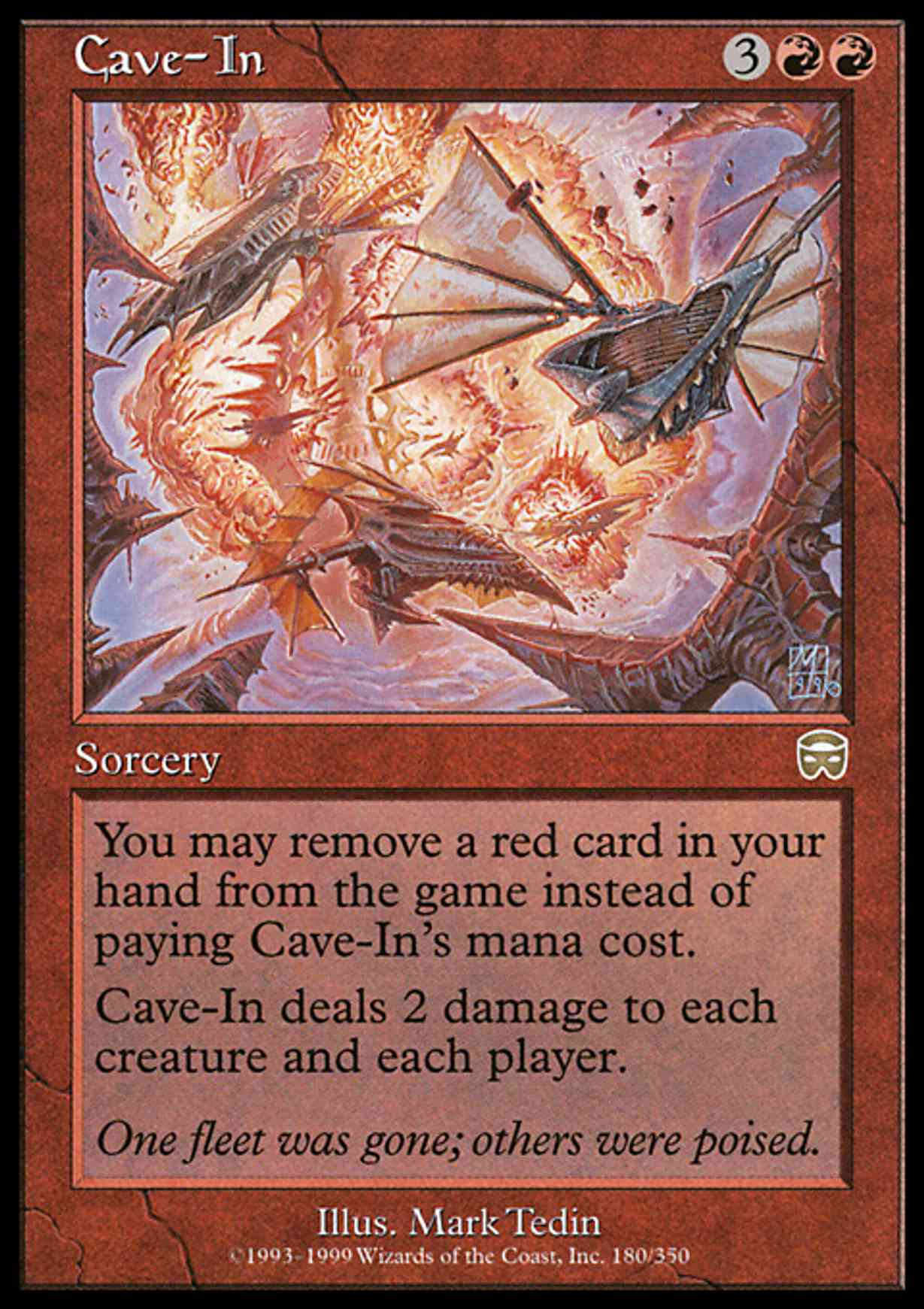 Cave-In magic card front