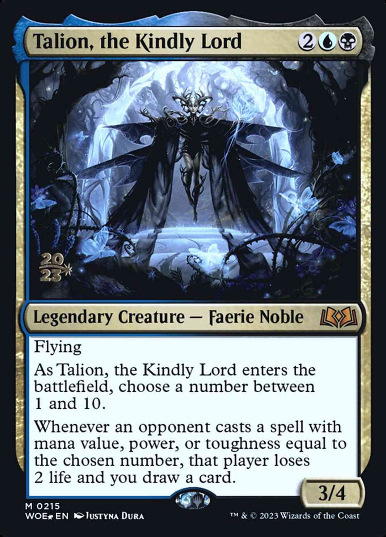 Talion, the Kindly Lord magic card front