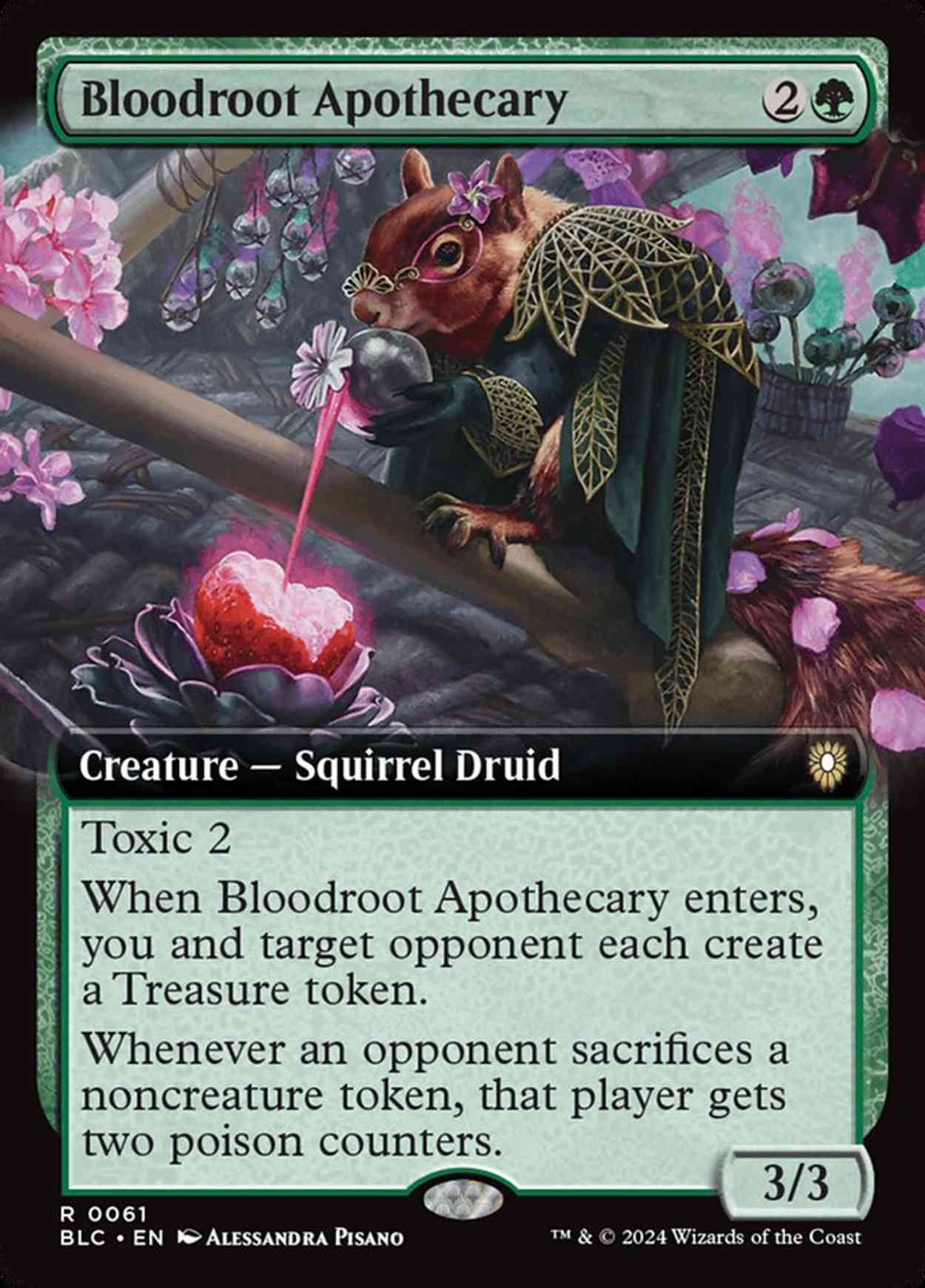 Bloodroot Apothecary magic card front