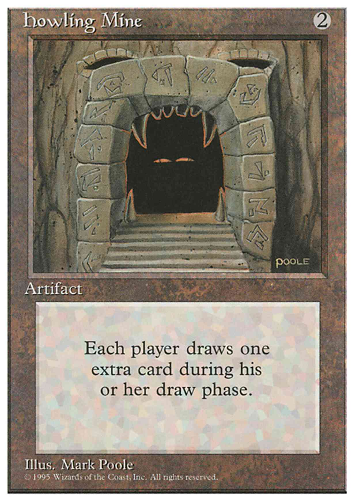 Howling Mine magic card front