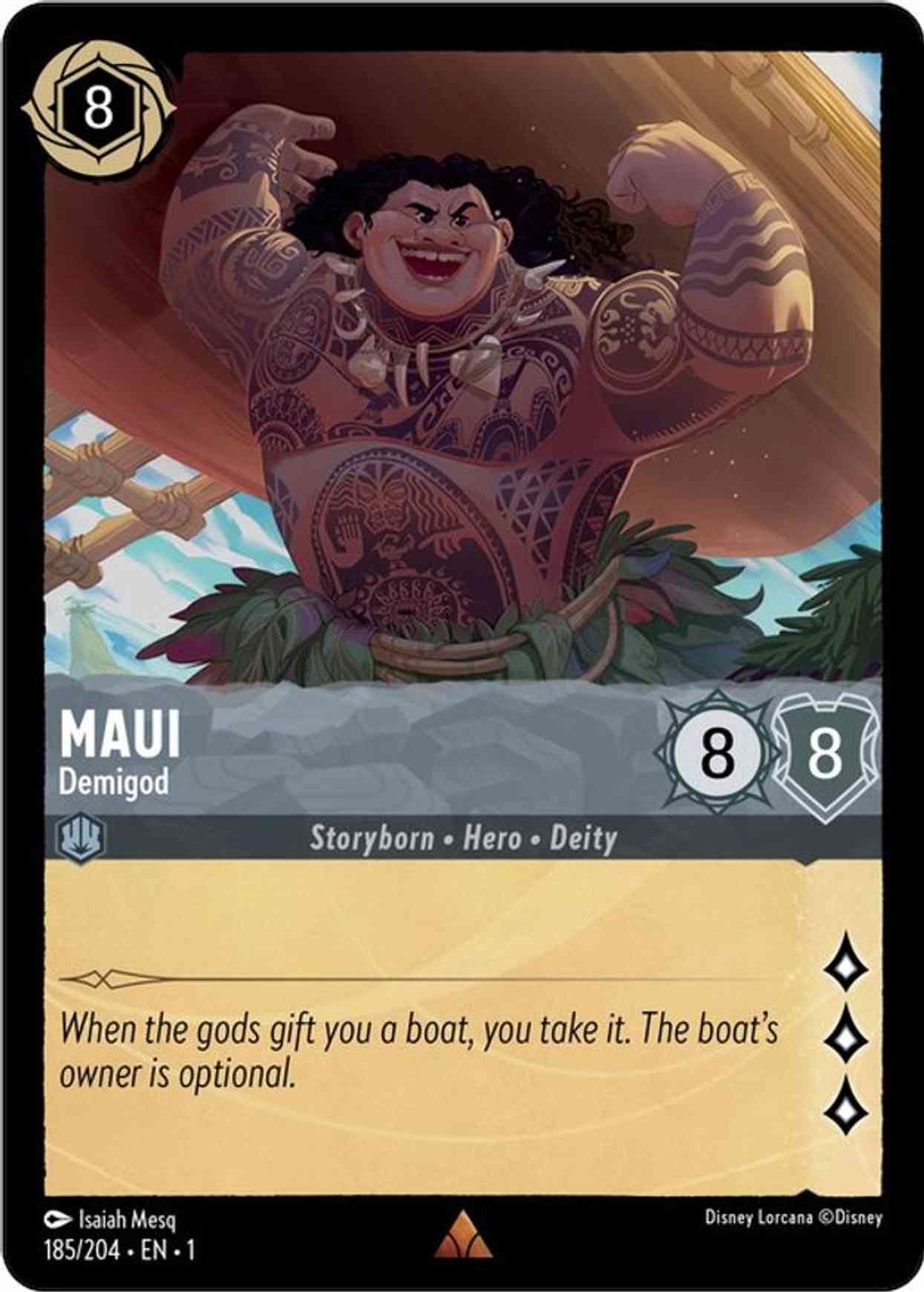 Maui - Demigod magic card front