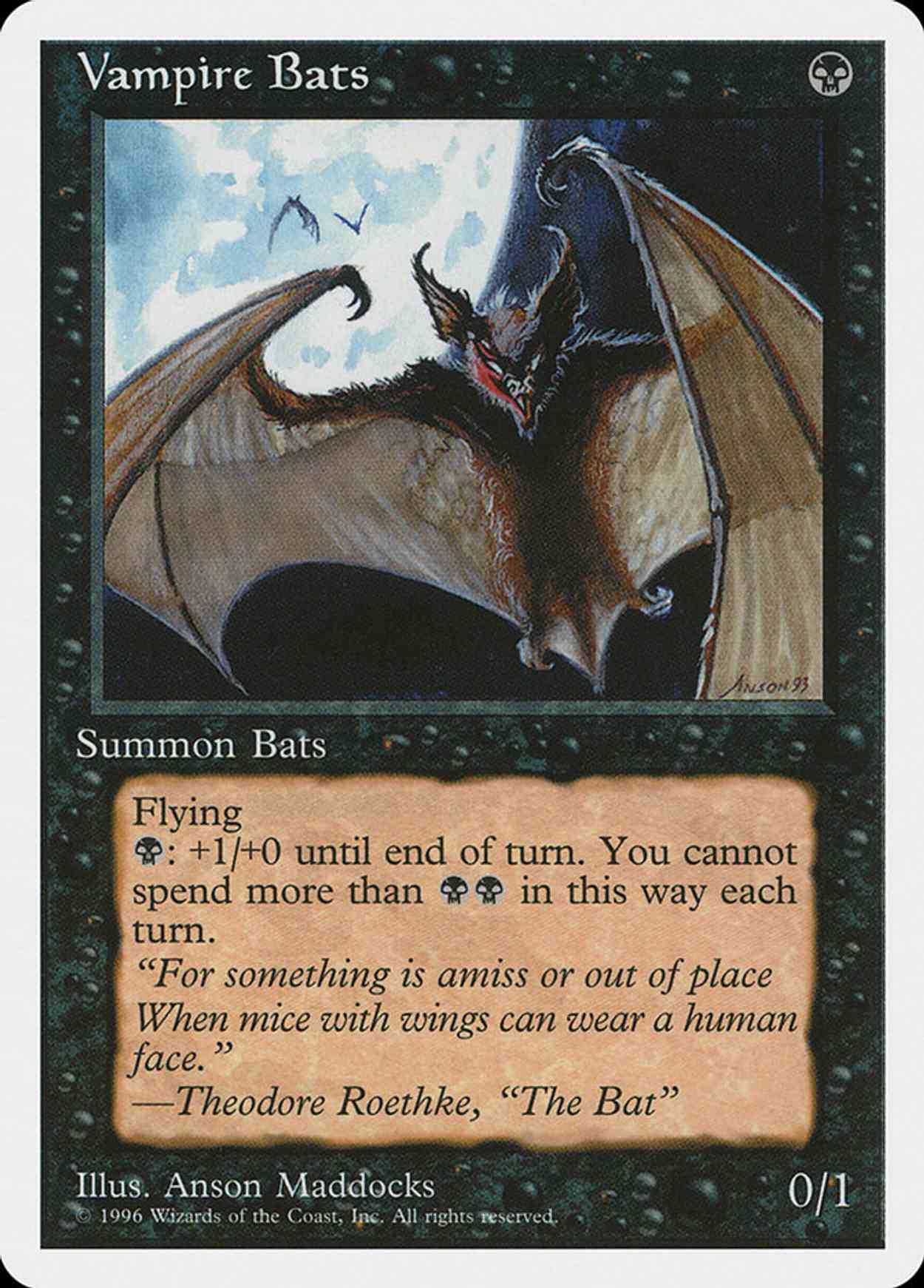 Vampire Bats Price from mtg Introductory Two-Player Set