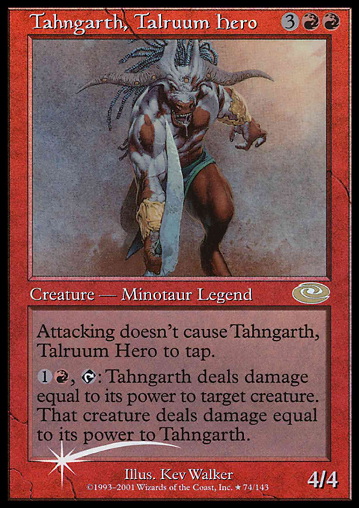 Tahngarth, Talruum Hero magic card front