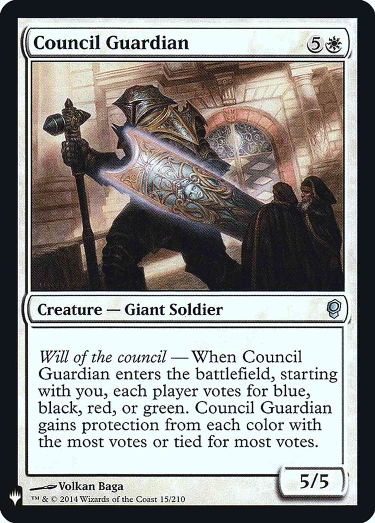 Council Guardian magic card front