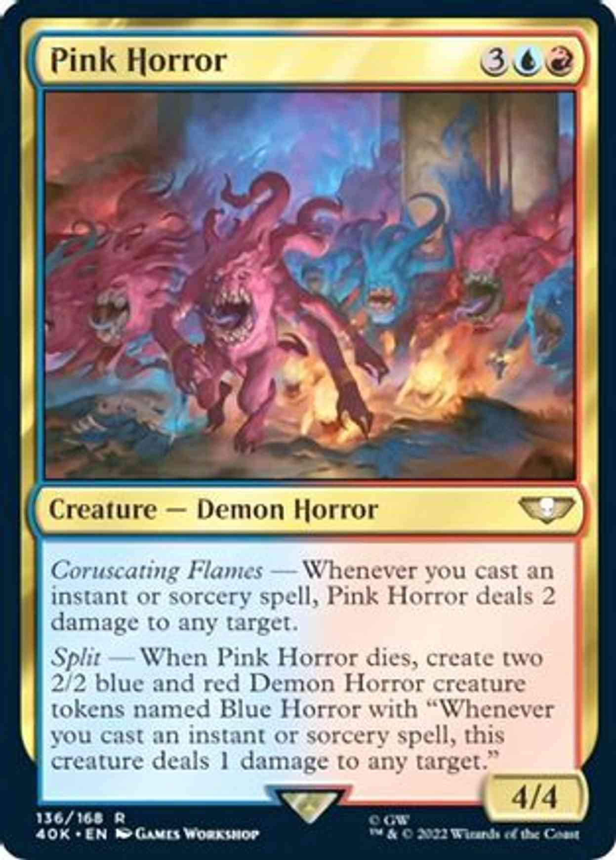 Pink Horror (Surge Foil) magic card front