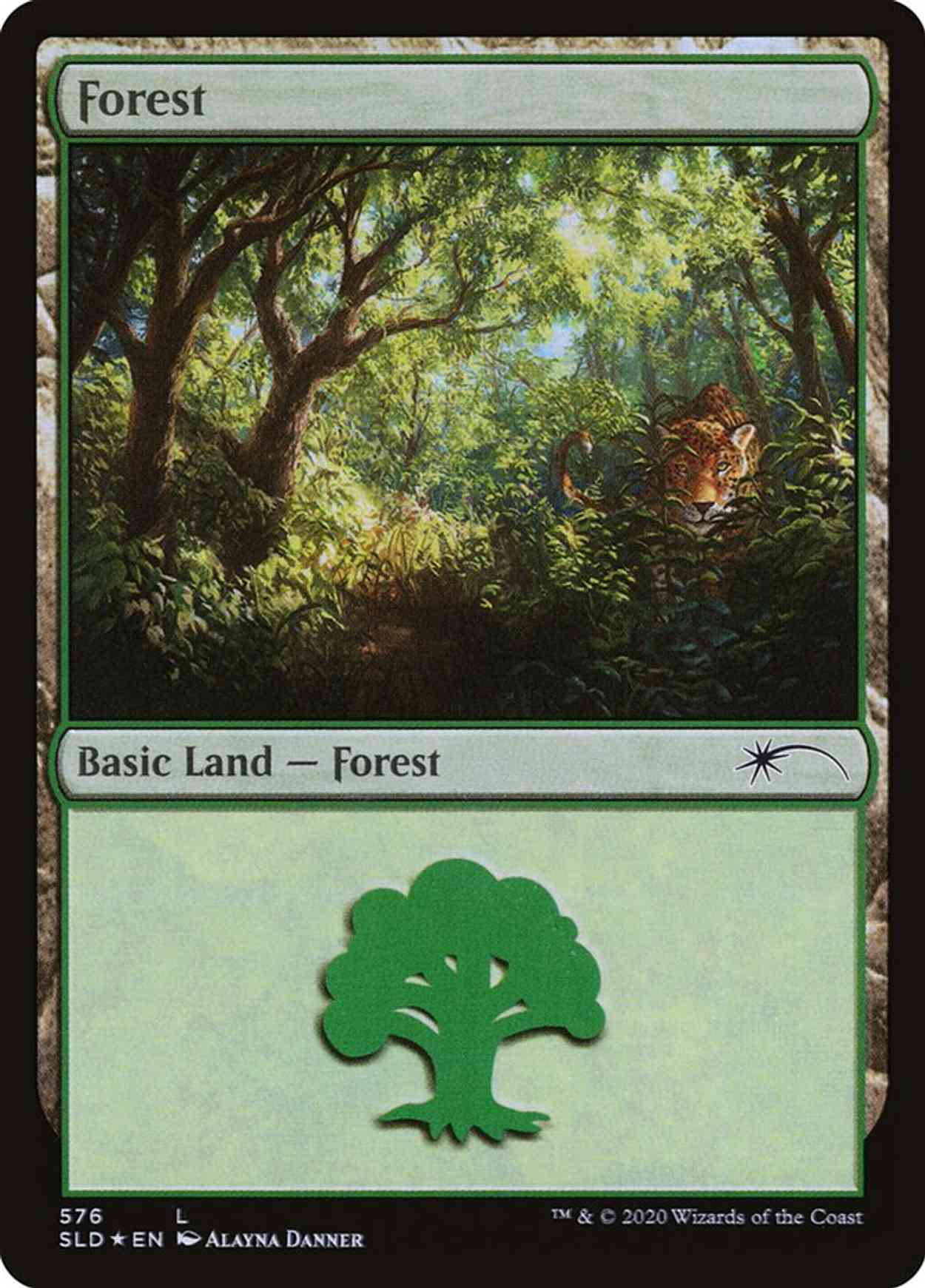 Forest (576) magic card front