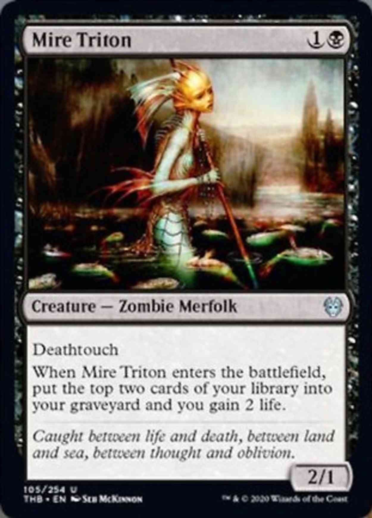 Mire Triton magic card front