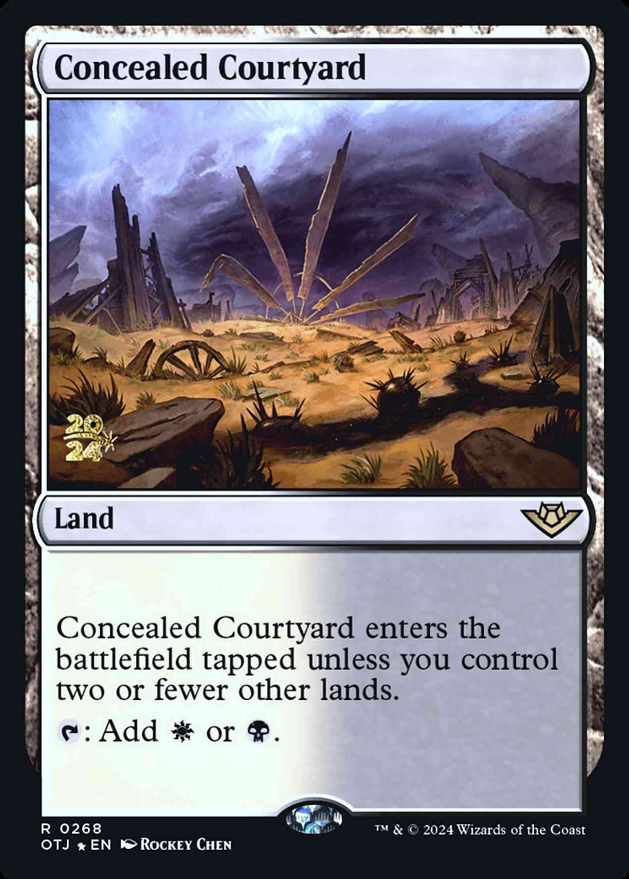 Concealed Courtyard (OJT) magic card front