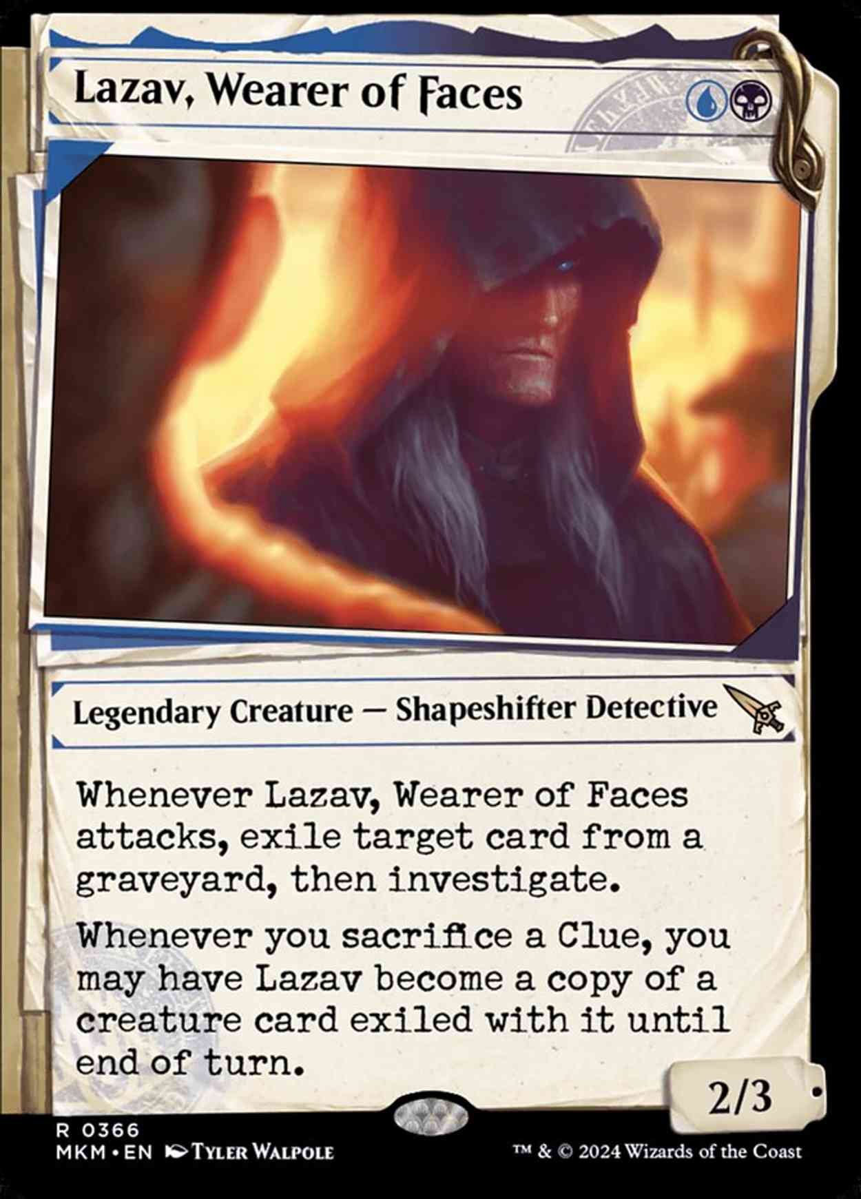 Lazav, Wearer of Faces (Showcase) magic card front