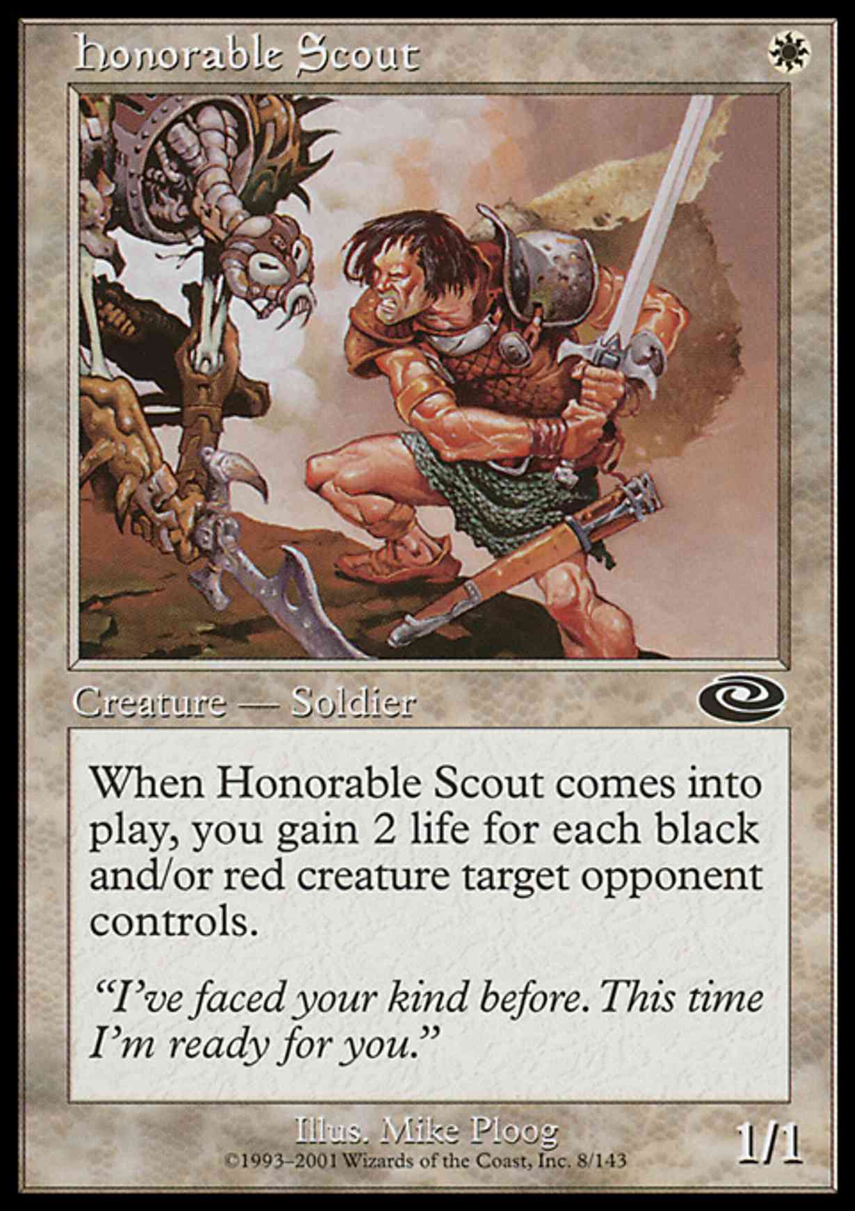 Honorable Scout magic card front